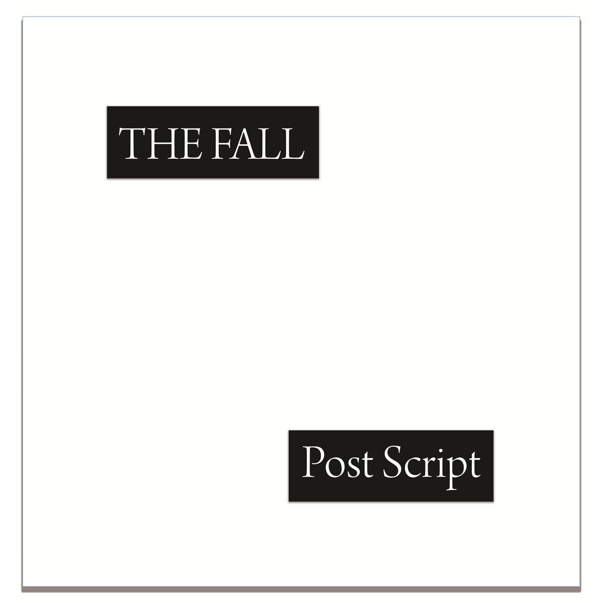 The Fall - Post Script LIMITED EDITION WHITE VINYL (Vinyl LP) PRE-ORDER