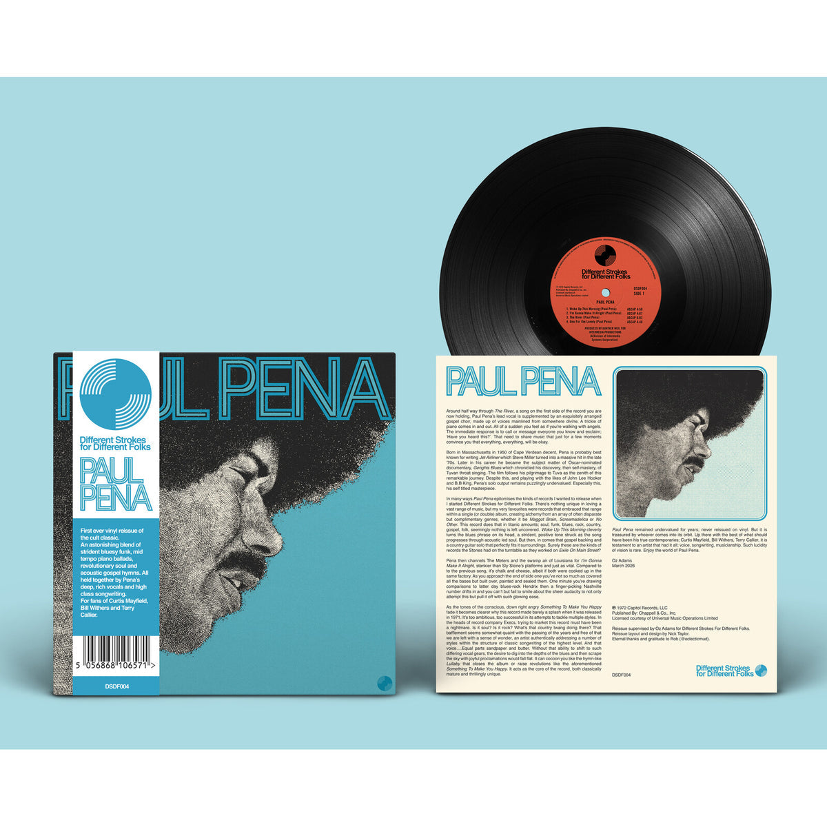 Paul Pena - Paul Pena (Vinyl LP) PRE-ORDER