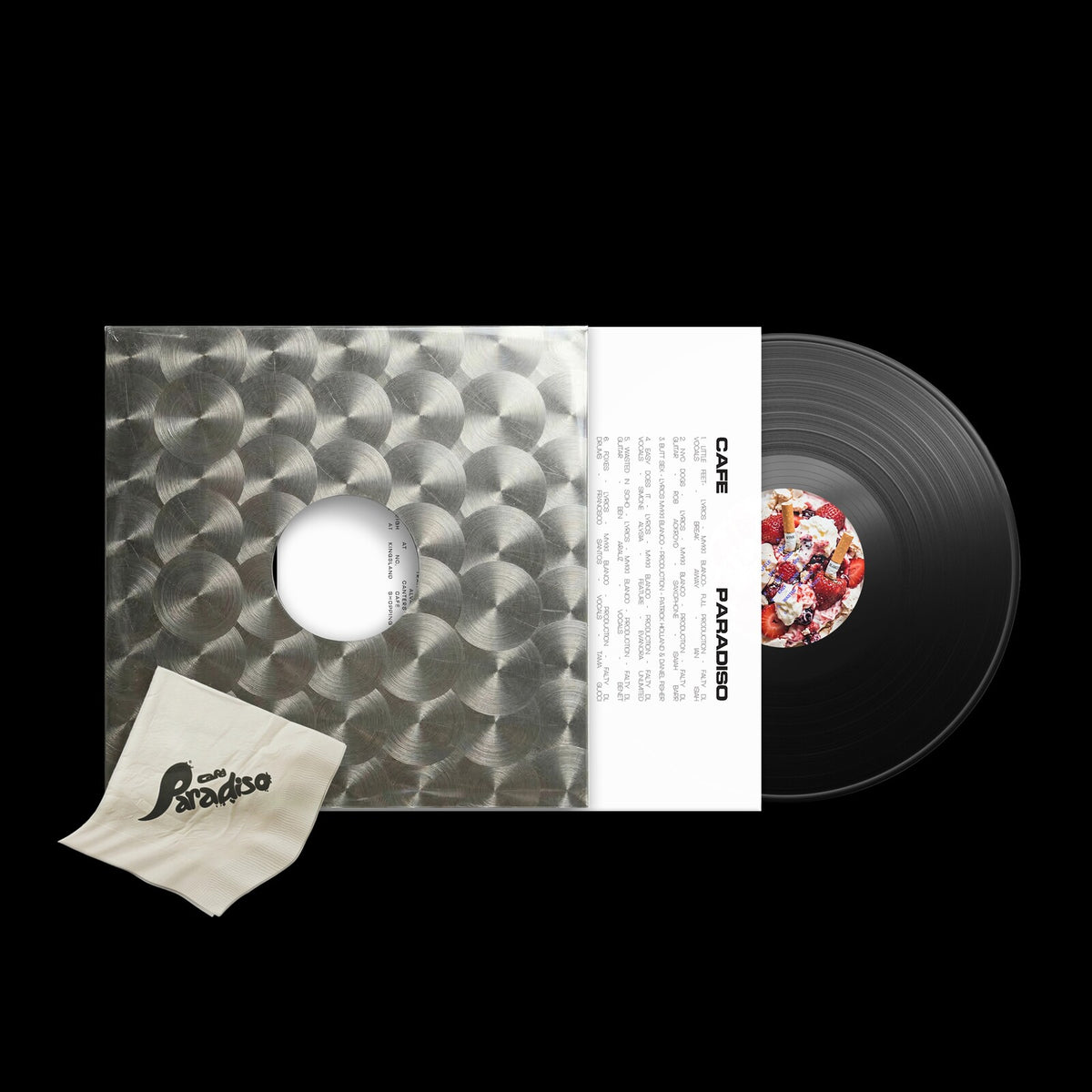 Mykki Blanco - Cafe Paradiso LTD DELUXE DIE-CUT GATEFOLD SLEEVE WITH NAPKIN (Vinyl LP) PRE-ORDER
