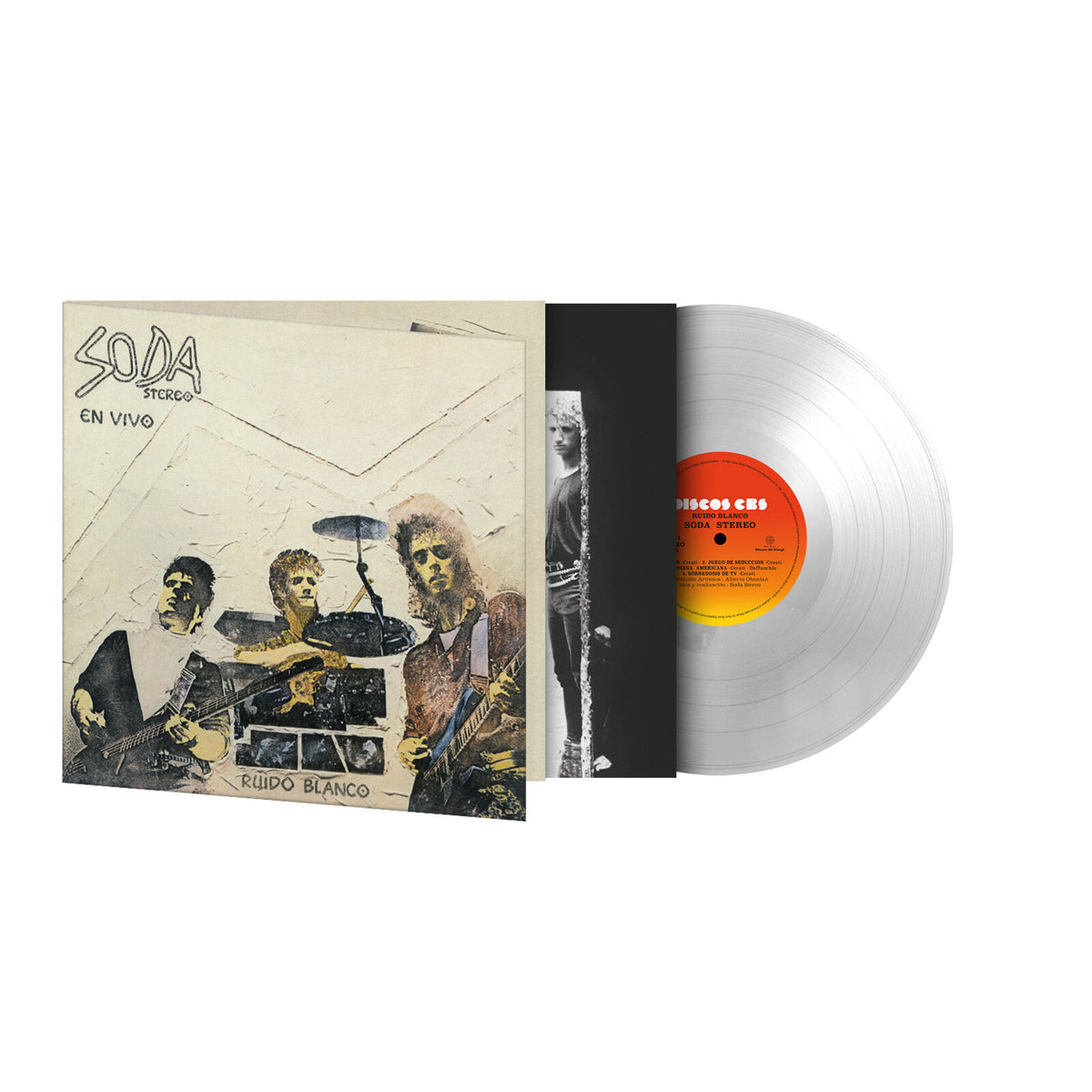 Soda Stereo - Ruido Blanco - En Vivo NUMBERED CRYSTAL CLEAR VINYL (Vinyl LP) PRE-ORDER