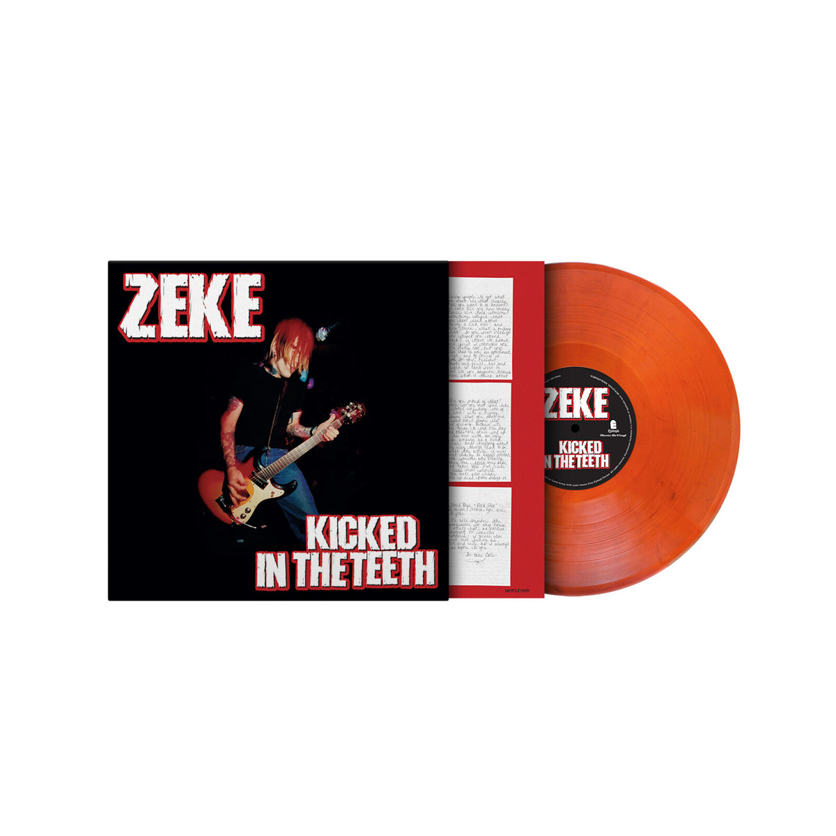 Zeke - Kicked In The Teeth RED & BLACK MARBLED VINYL (Vinyl LP) PRE-ORDER