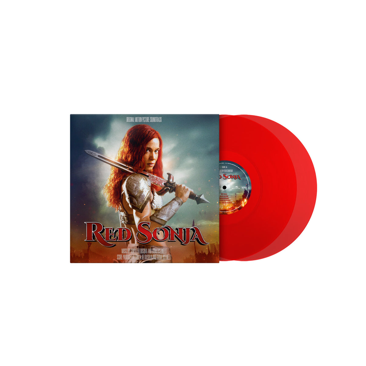Sonya Belousova And Giona Ostinelli - Red Sonja NUMBERED TRANSLUCENT RED VINYL (Vinyl LP) PRE-ORDER