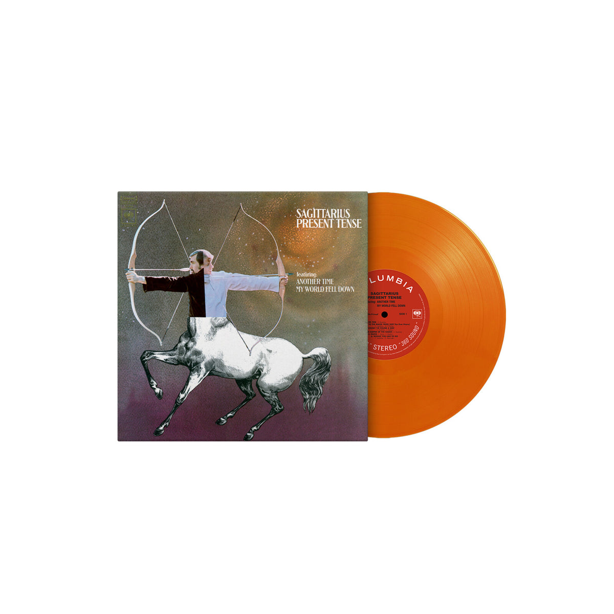 Sagittarius - Present Tense ORANGE VINYL (Vinyl LP) PRE-ORDER
