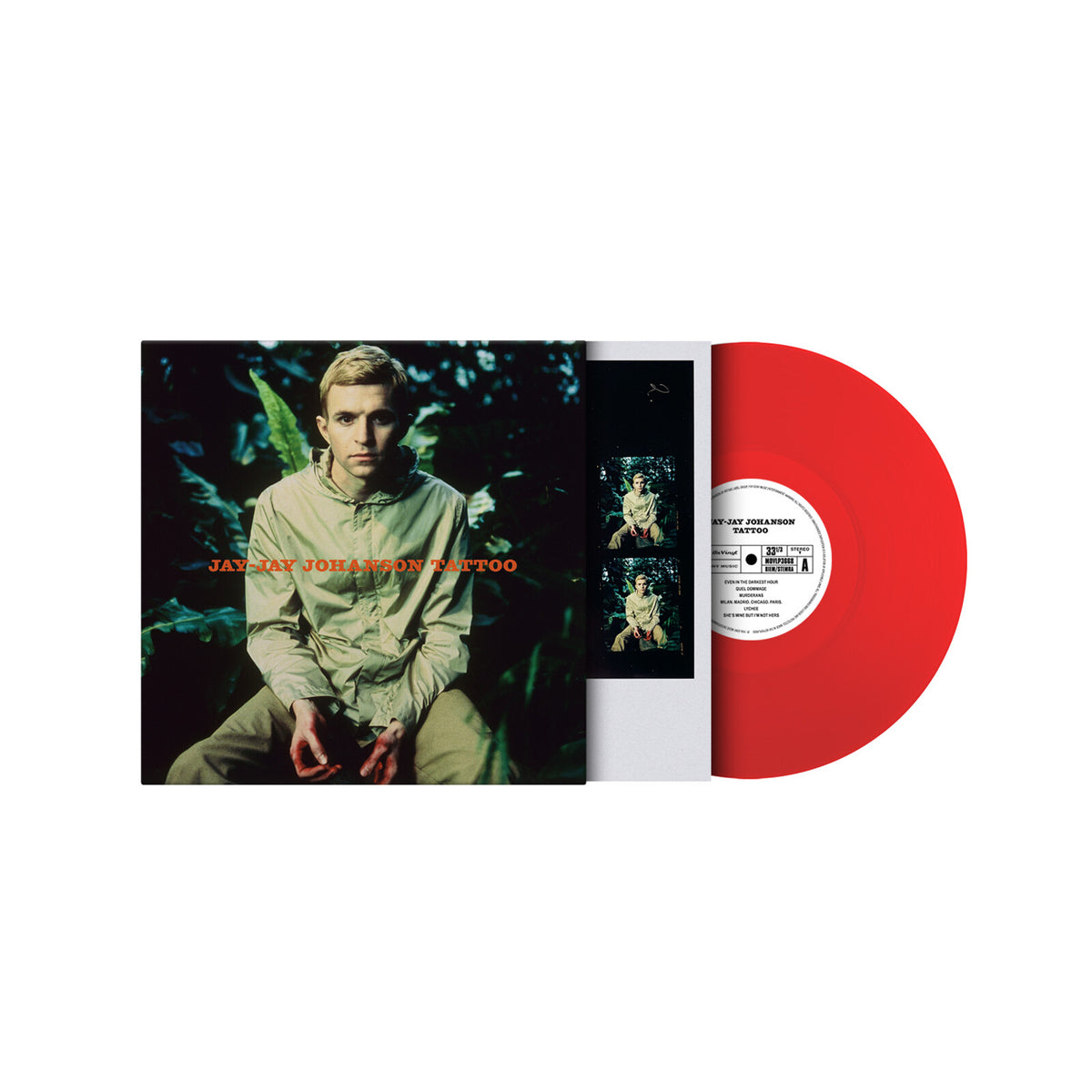 Jay-Jay Johanson - Tattoo TRANSLUCENT RED COLOURED VINYL (Vinyl LP) PRE-ORDER