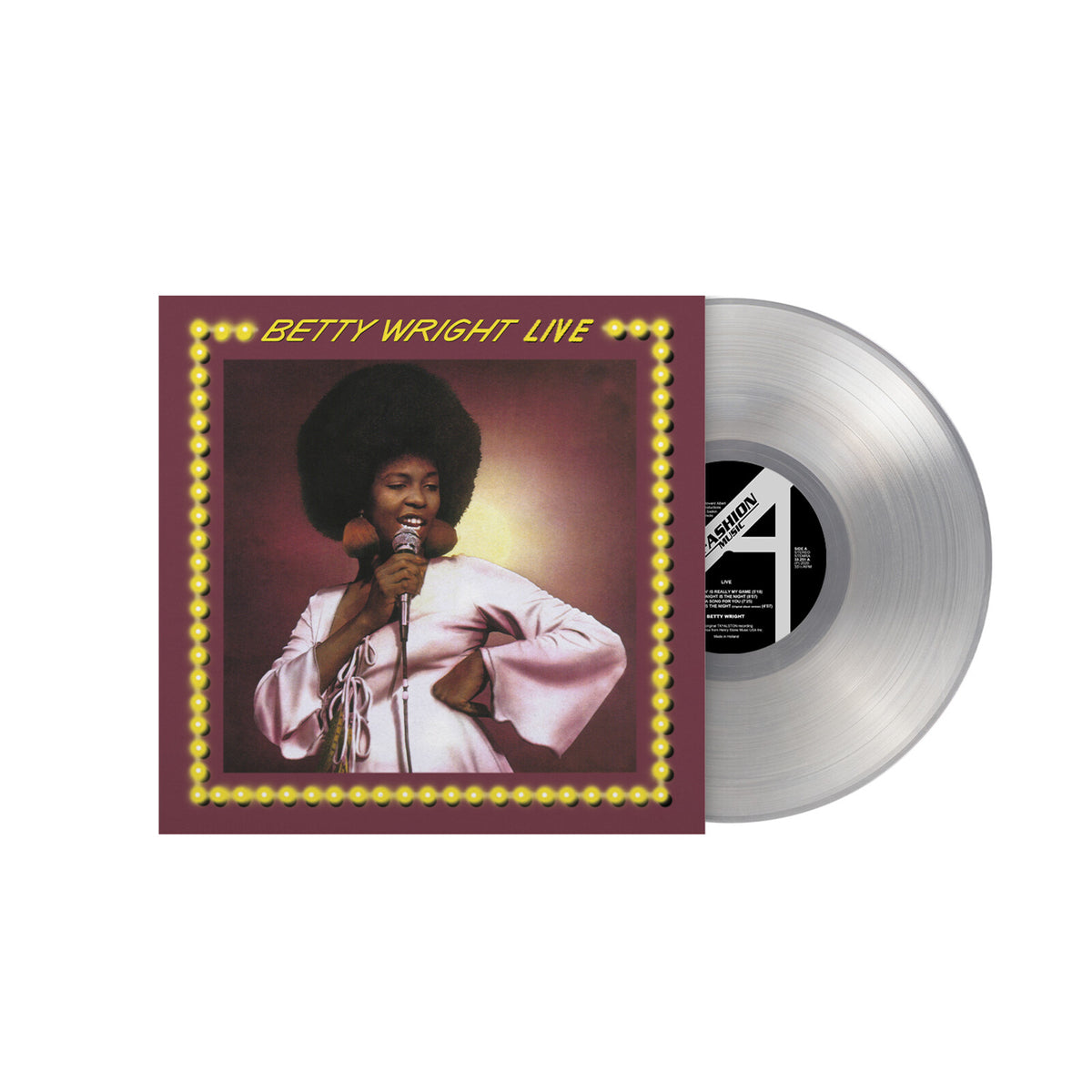 Betty Wright - Betty Wright Live! CRYSTAL CLEAR (Vinyl LP) PRE-ORDER