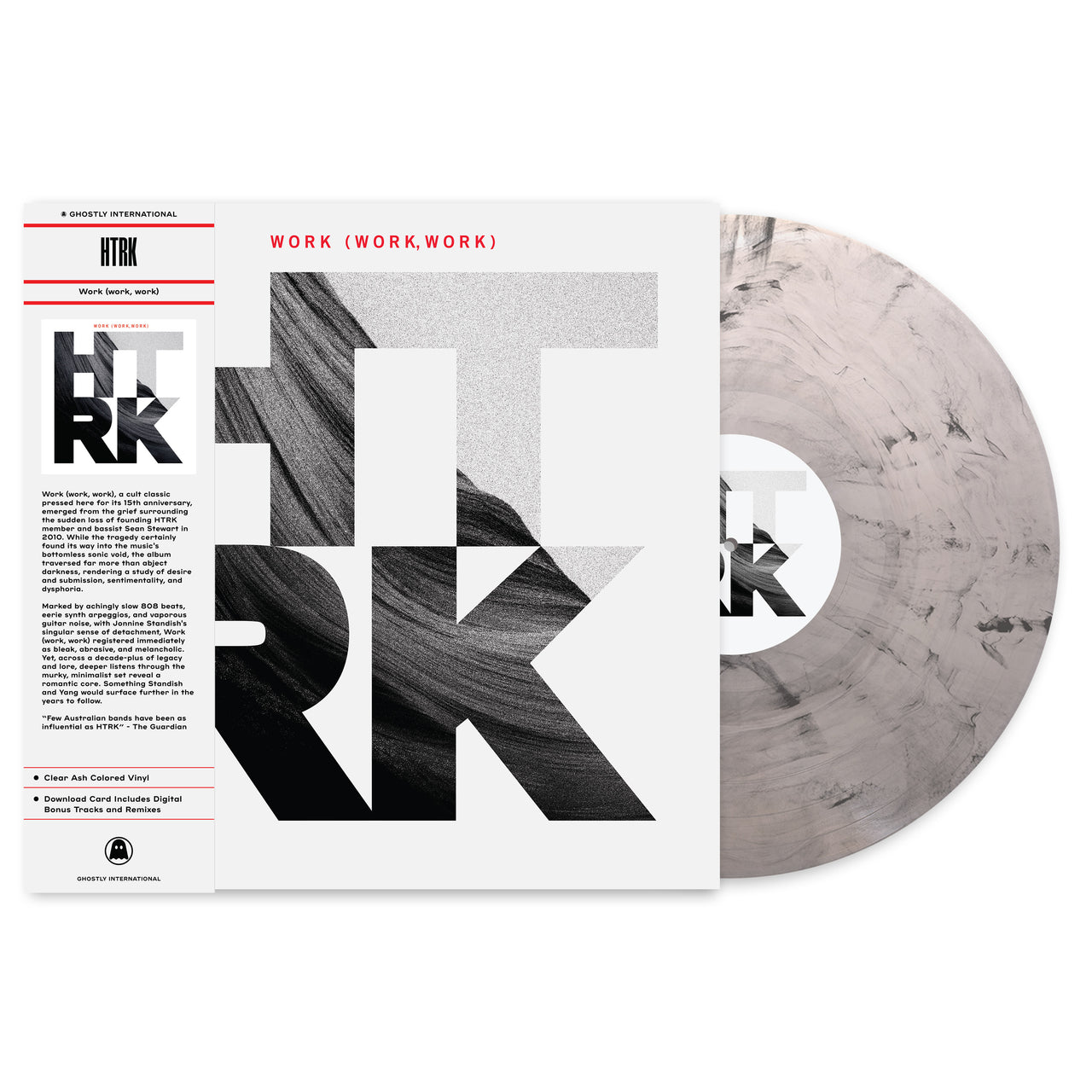 Htrk - Work (Work, Work) (15Th Anniversary Edition) CLEAR ASH VINYL (Vinyl LP) PRE-ORDER