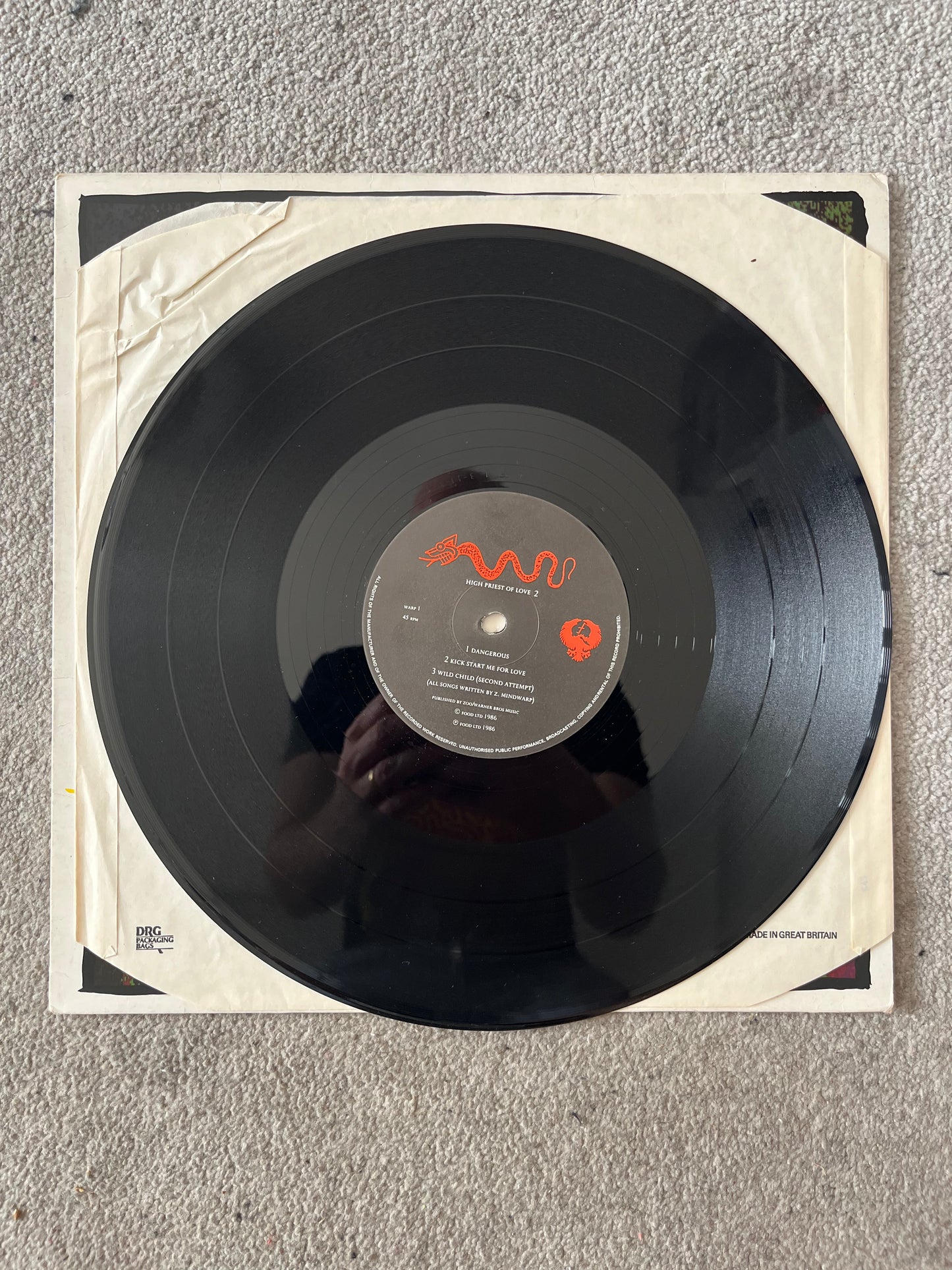 Zodiac Mindwarp & The Love Reaction – High Priest Of Love (Used LP)