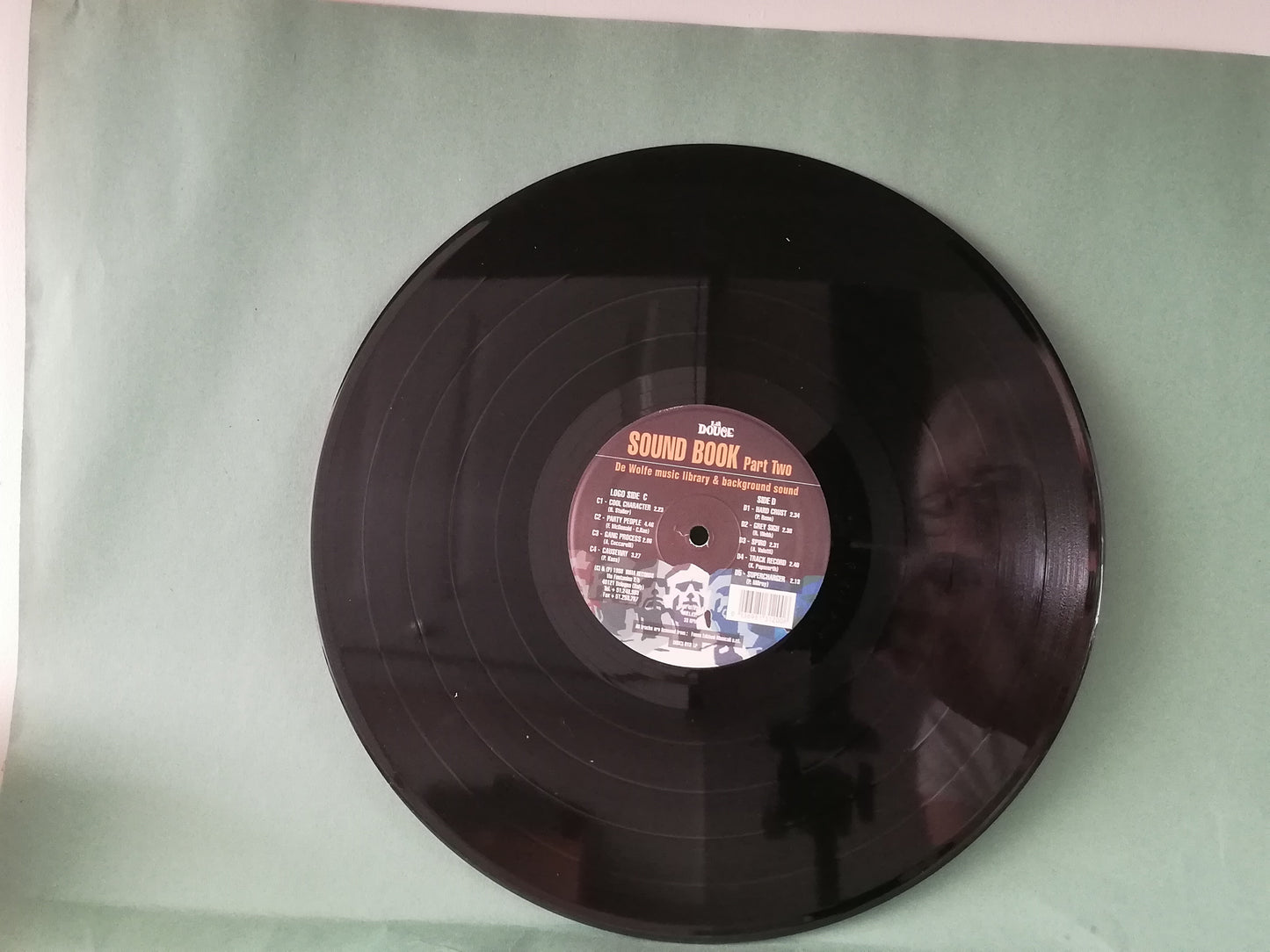 Various – Sound Book Part Two - De Wolfe Music Library & Background Sound (Used 2LP)
