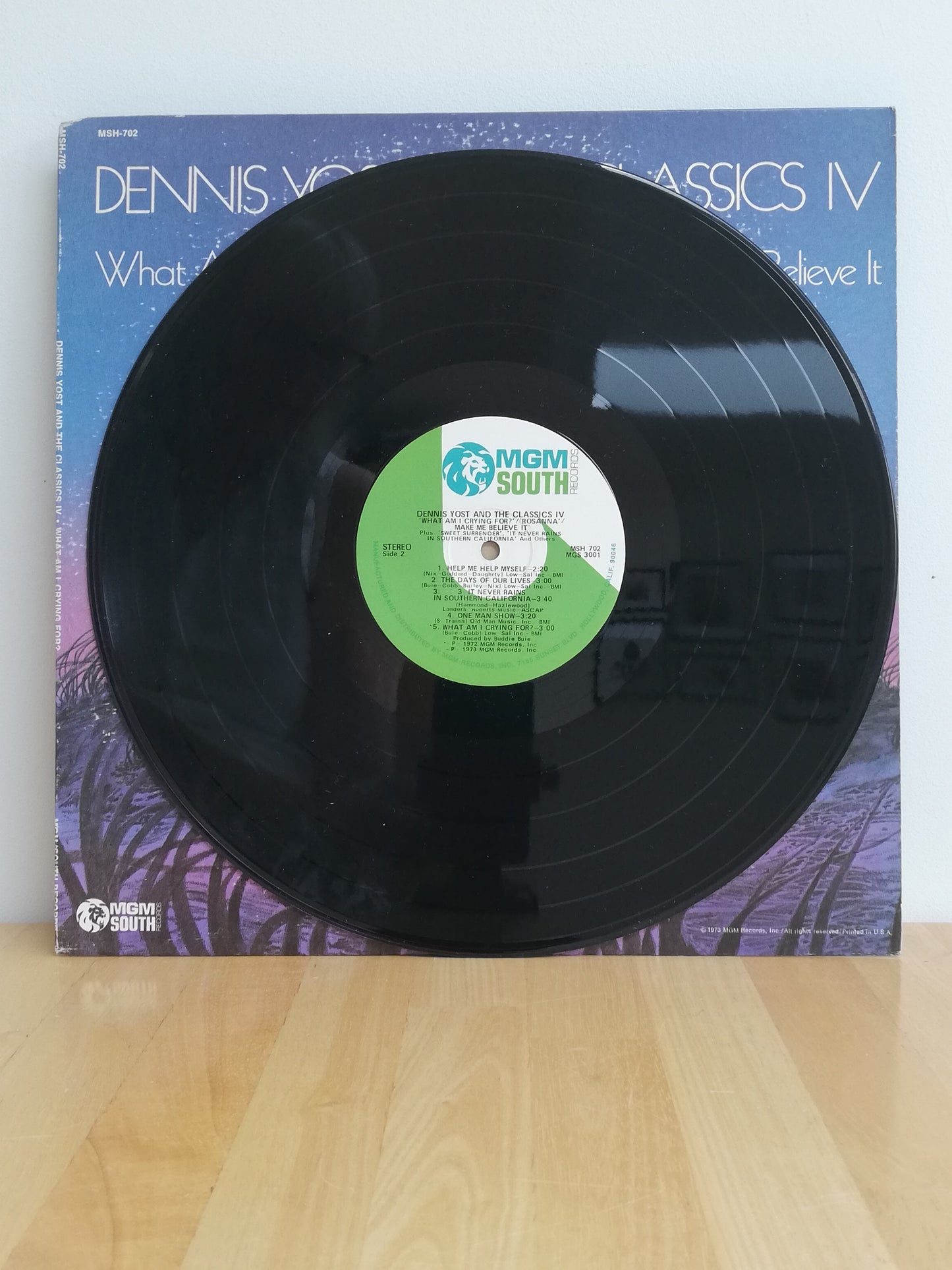 Dennis Yost and The Classics IV – What Am I Crying For? (Used LP)