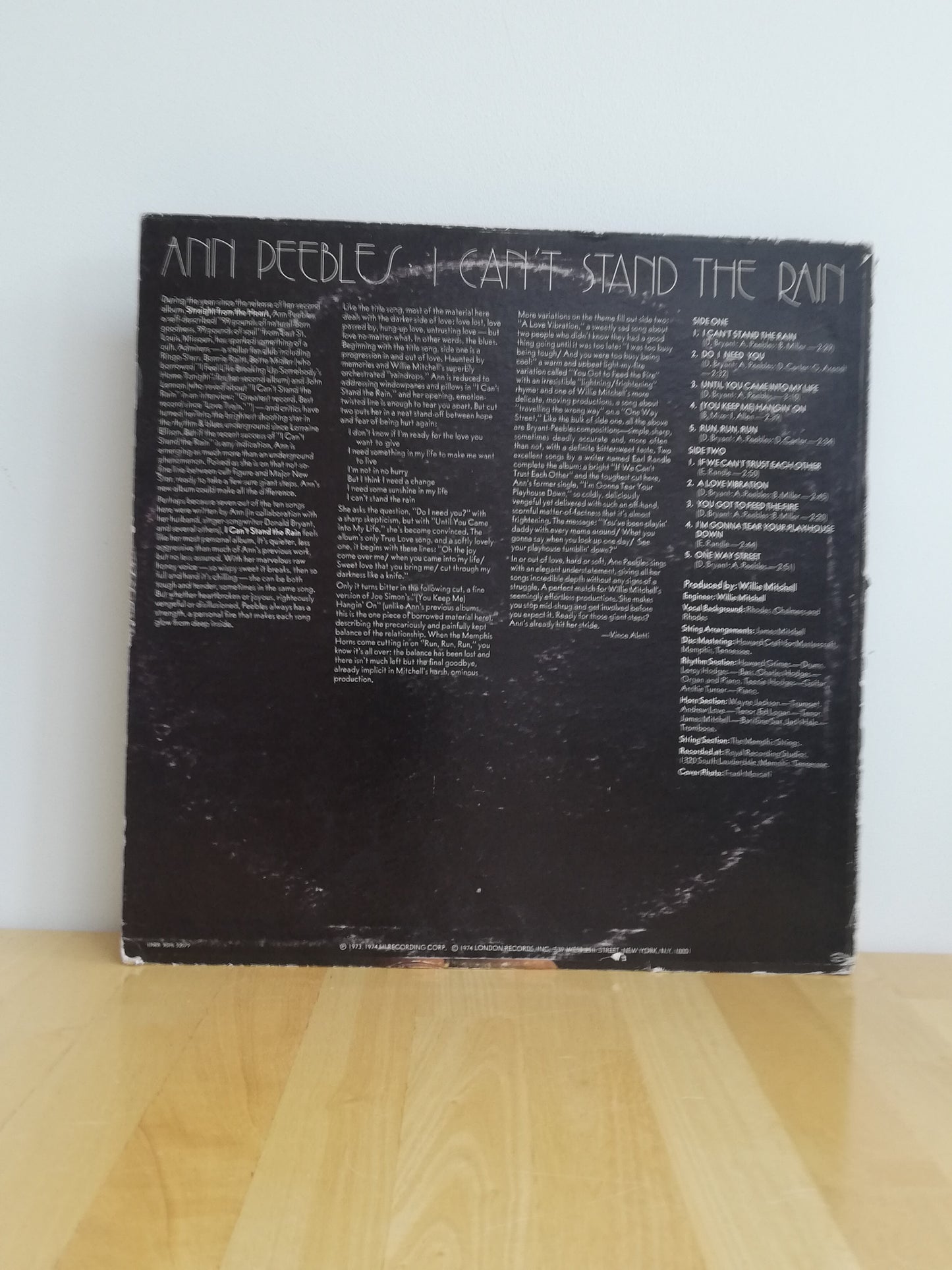 Ann Peebles – I Can't Stand The Rain (Used LP)
