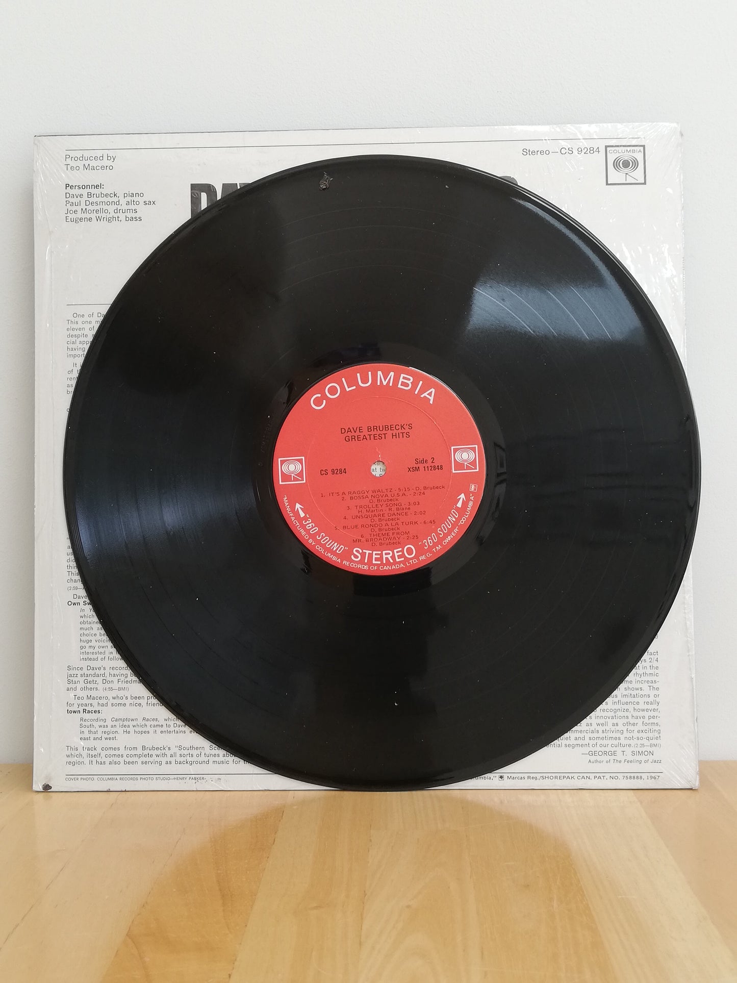 Dave Brubeck – Dave Brubeck's Greatest Hits (Used LP)