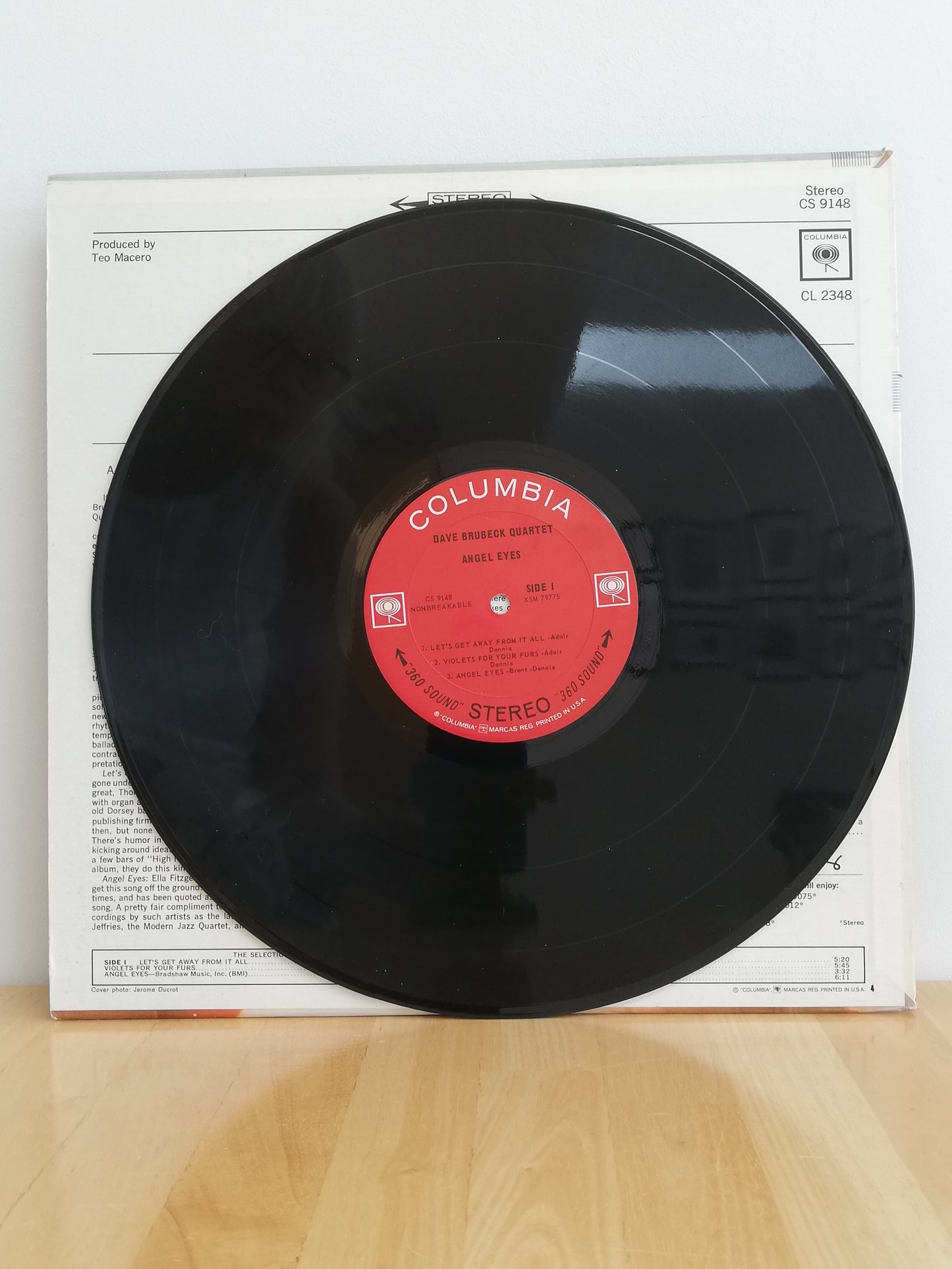 The Dave Brubeck Quartet – Angel Eyes (Used LP)
