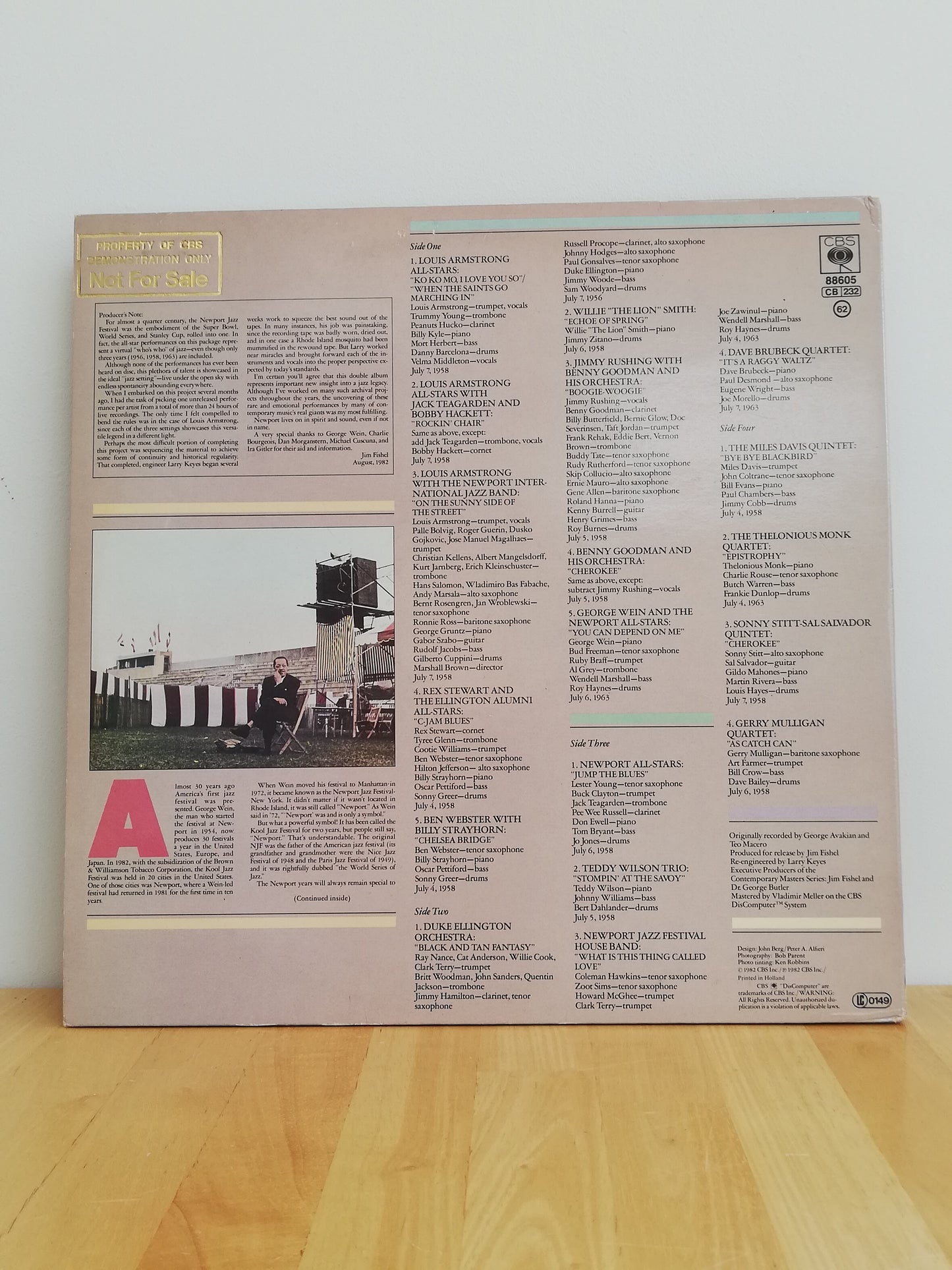 Various – Newport Jazz Festival: Live (Unreleased Highlights From 1956, 1958, 1963) (Used LP)