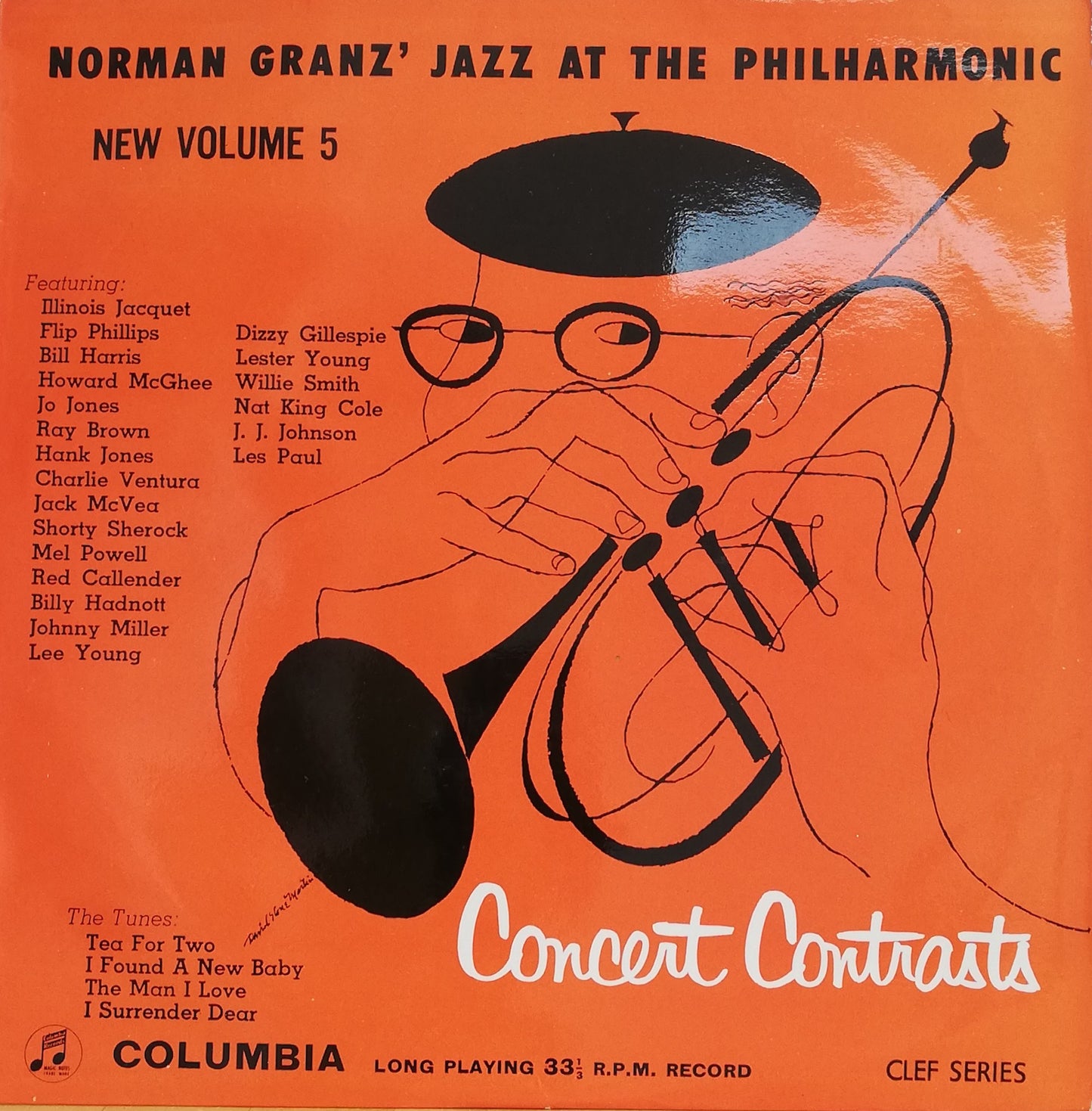 Norman Granz' Jazz At The Philharmonic New Volume 5 - Concert Contrasts (Used LP)
