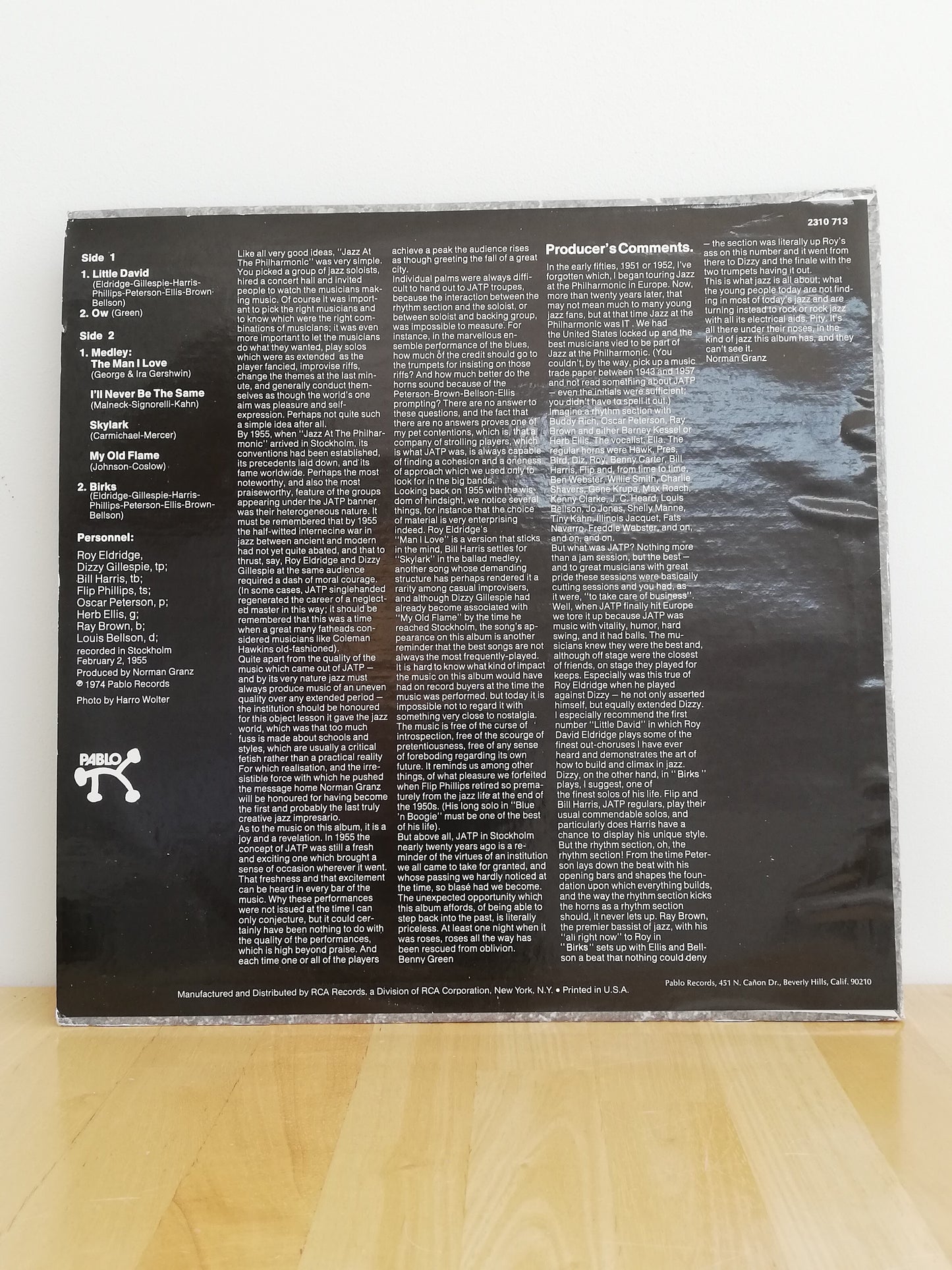 Various – The Exciting Battle J.A.T.P. Stockholm ’55 (Used LP)