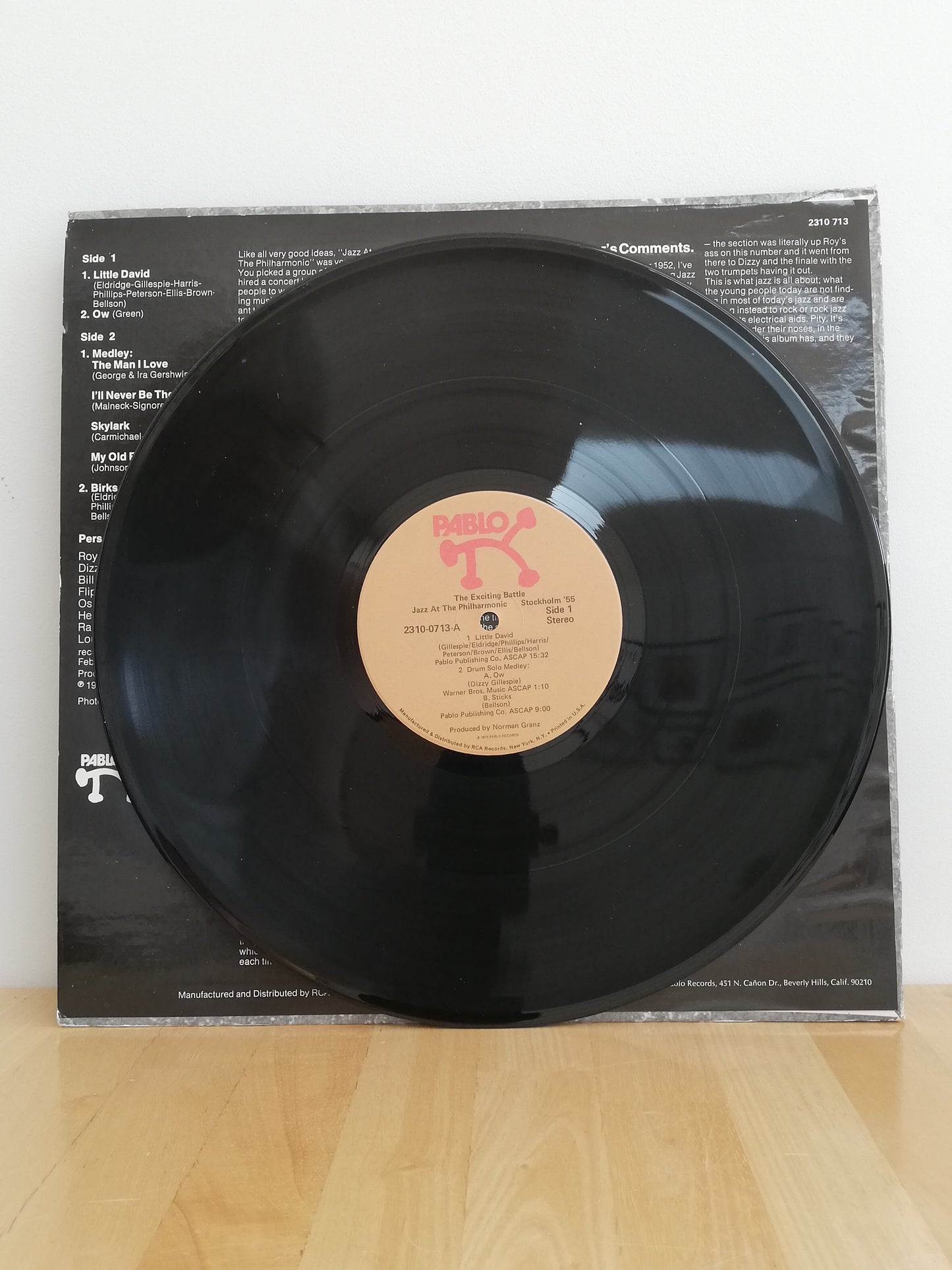 Various – The Exciting Battle J.A.T.P. Stockholm ’55 (Used LP)