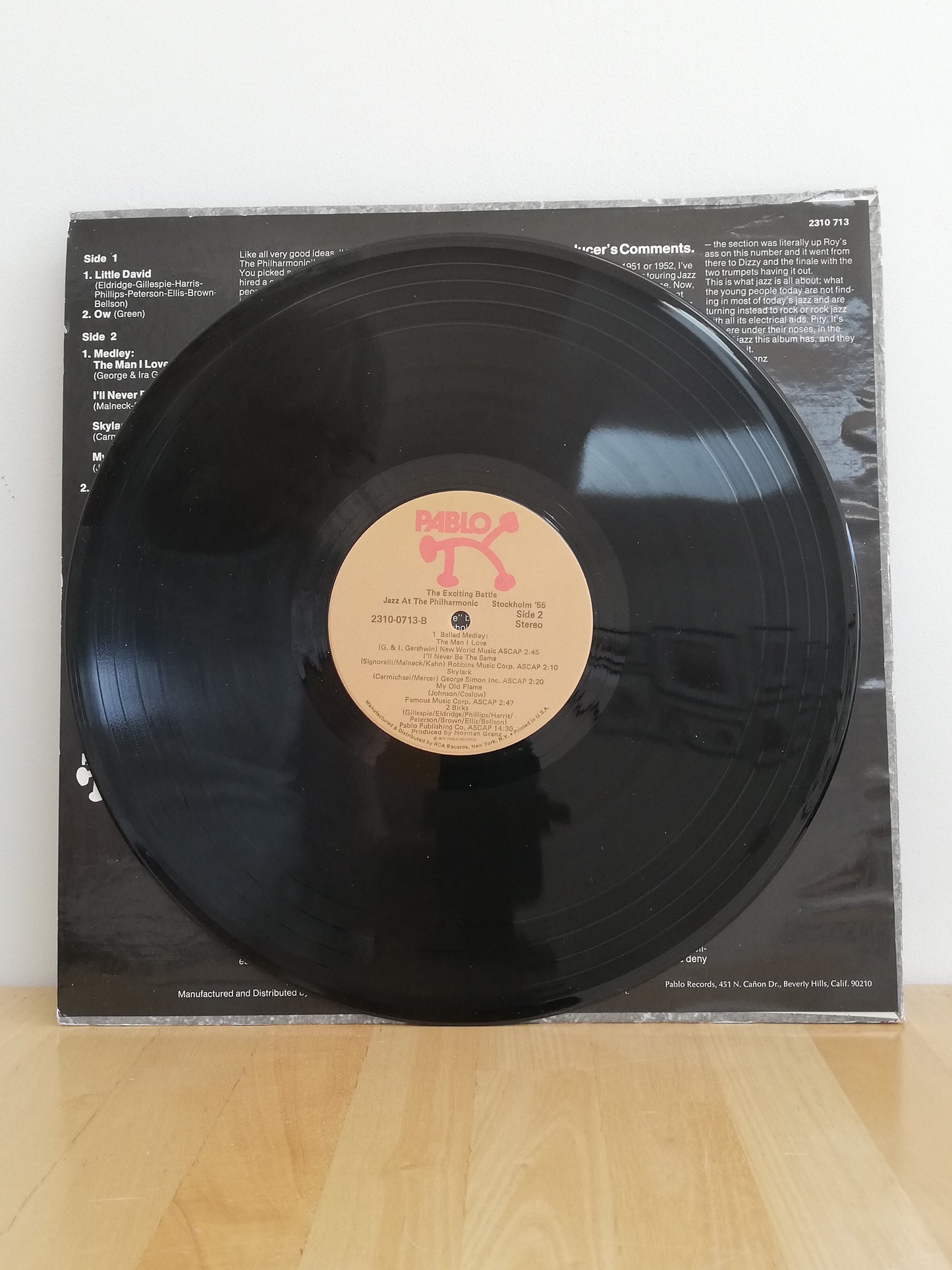 Various – The Exciting Battle J.A.T.P. Stockholm ’55 (Used LP)
