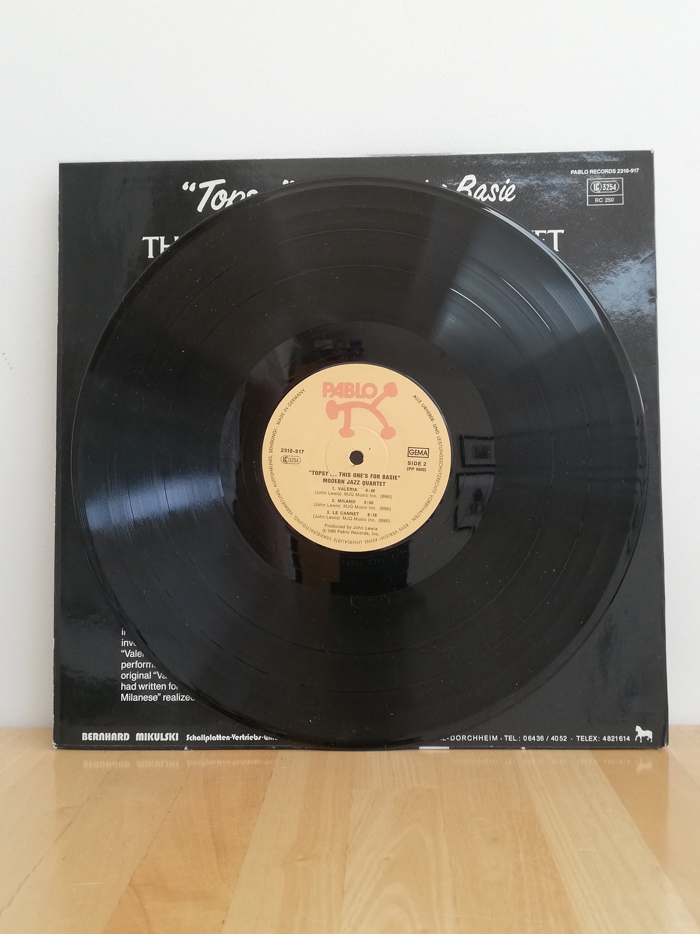 The Modern Jazz Quartet – "Topsy" This One's For Basie (Used LP)