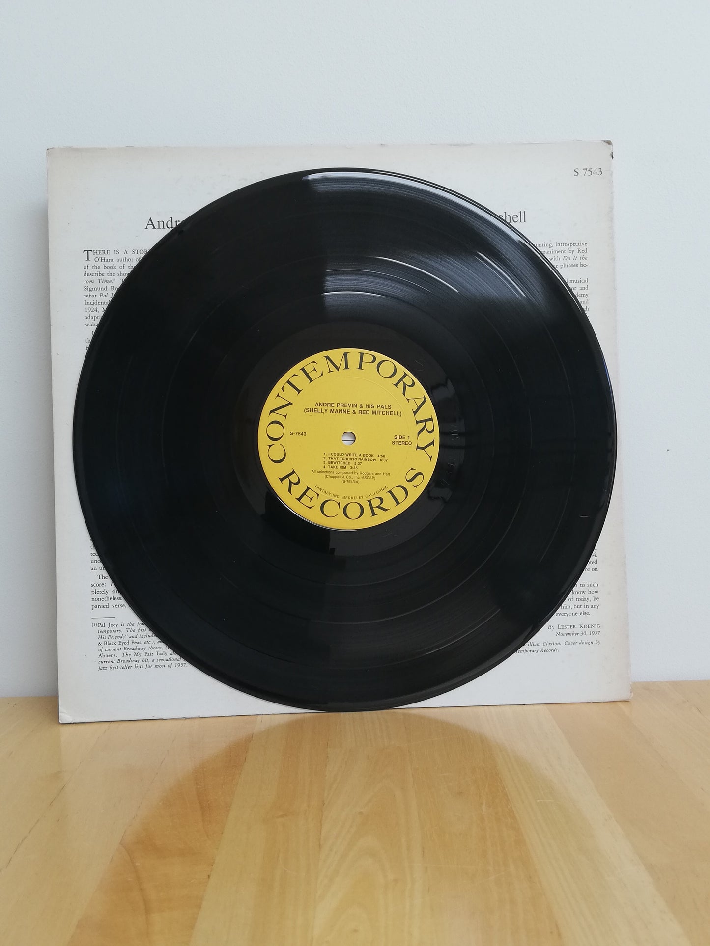 André Previn & His Pals – Modern Jazz Performances Of Songs From Pal Joey (Used LP)