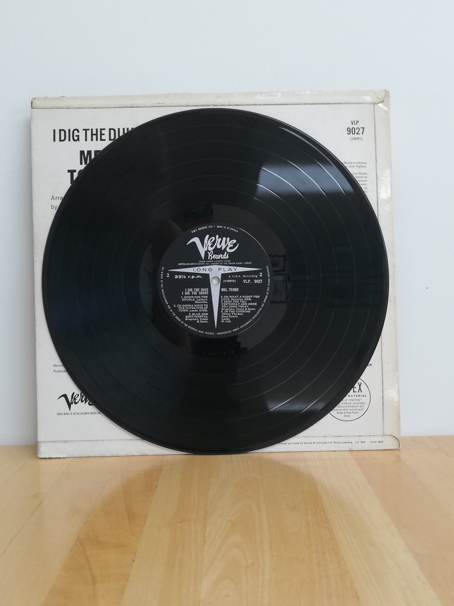 Mel Tormé – I Dig The Duke - I Dig The Count (Used LP)