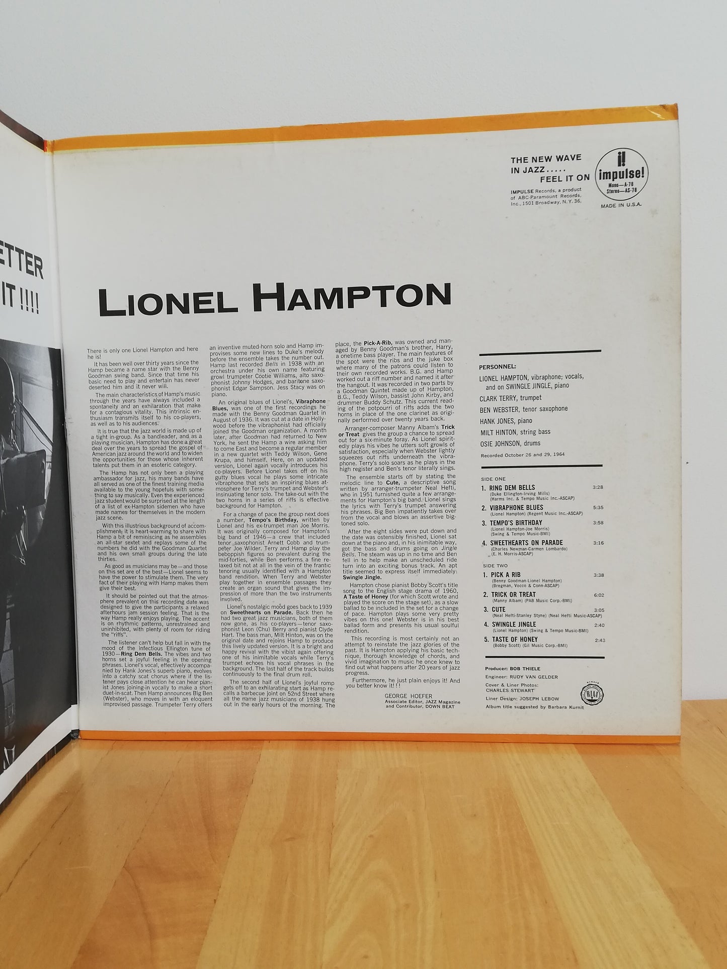 Lionel Hampton – You Better Know It!!! (Used LP)