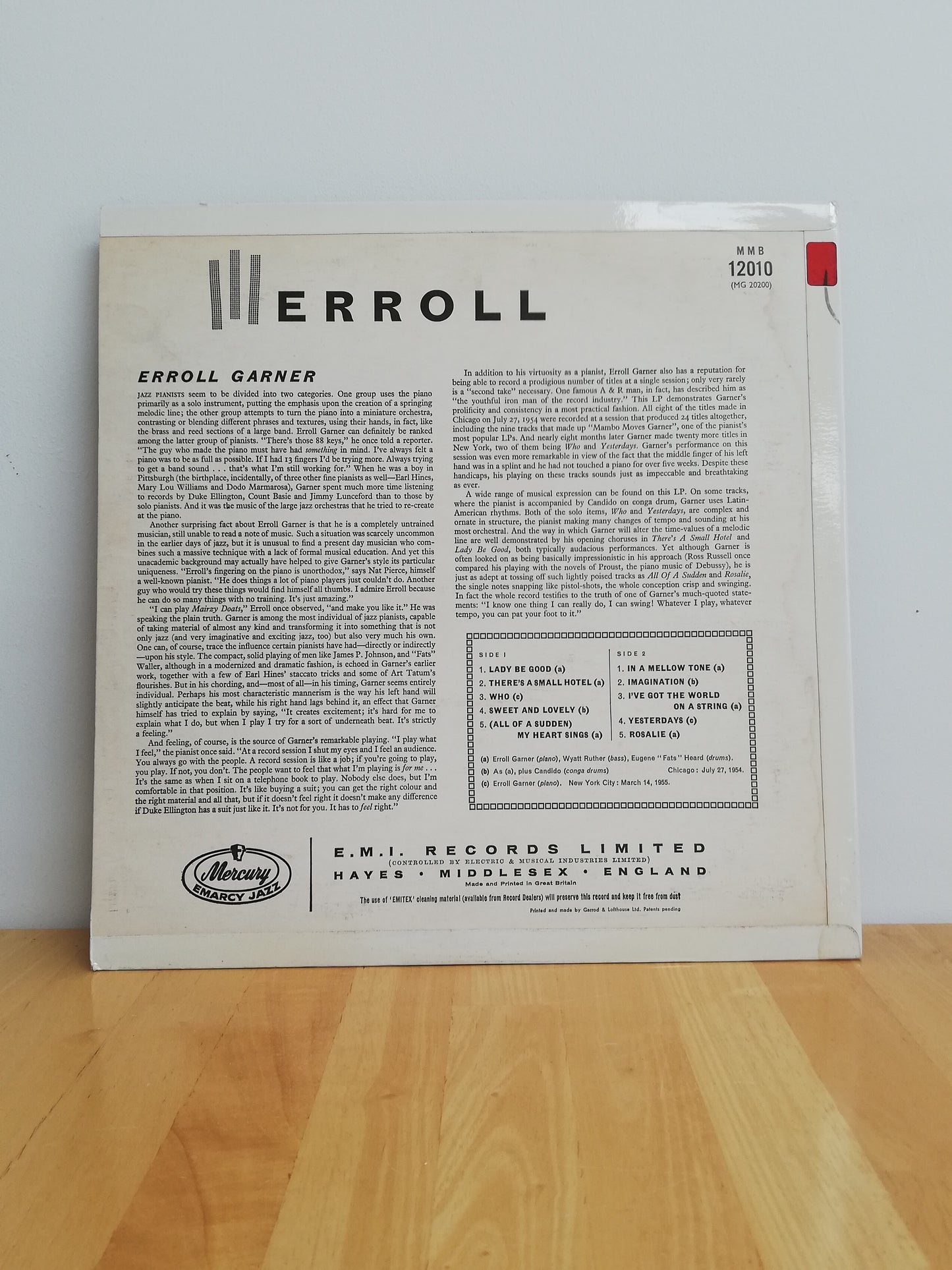 Erroll Garner – Erroll (Used LP)