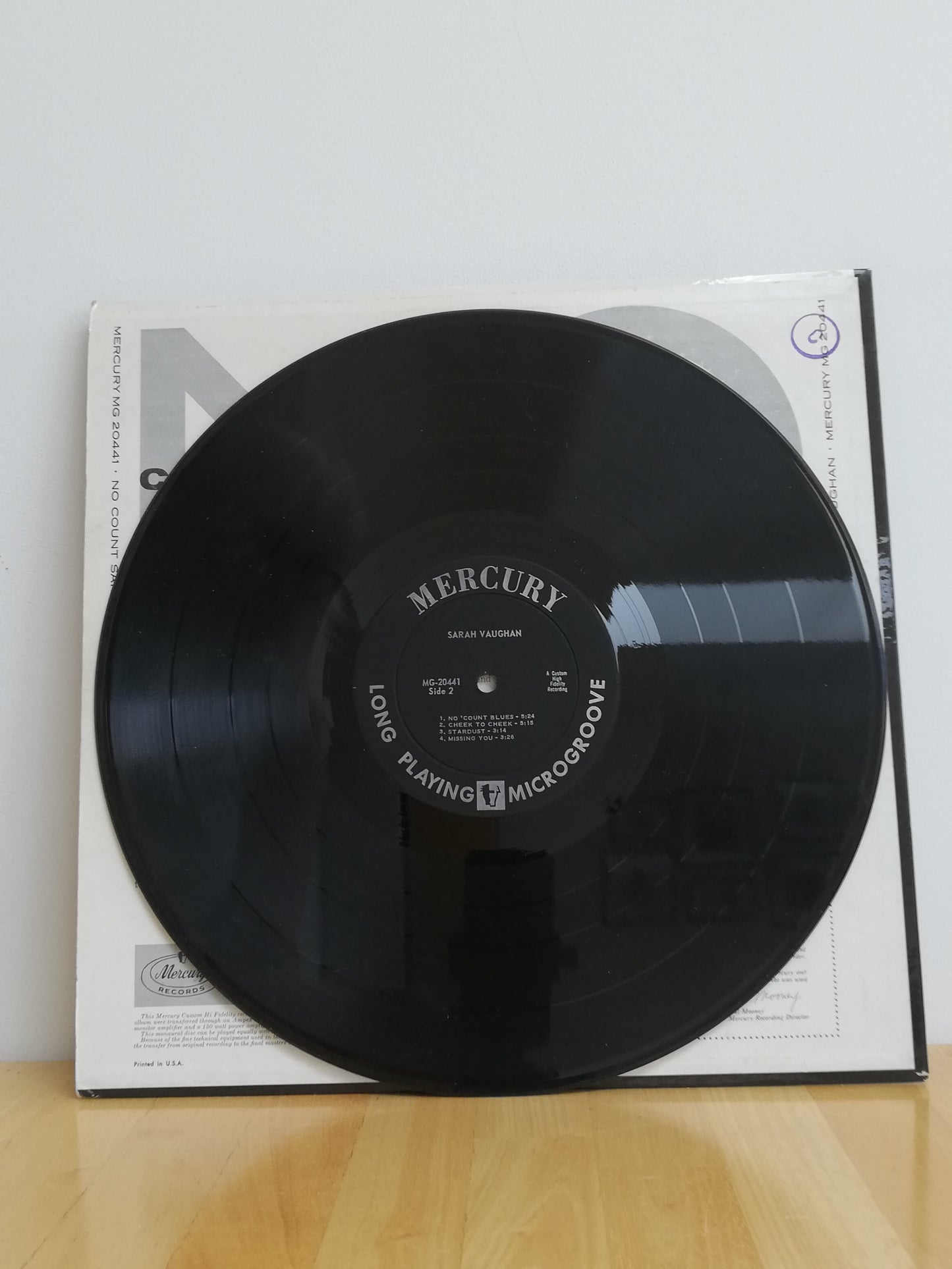 Sarah Vaughan – No Count Sarah (Used LP)