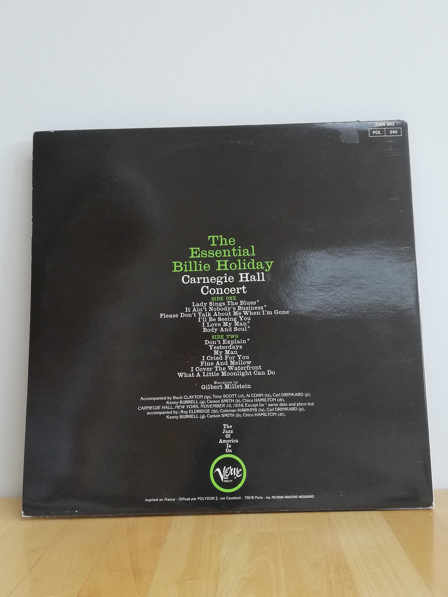 Billie Holiday – The Essential Billie Holiday - Carnegie Hall Concert (Used LP)