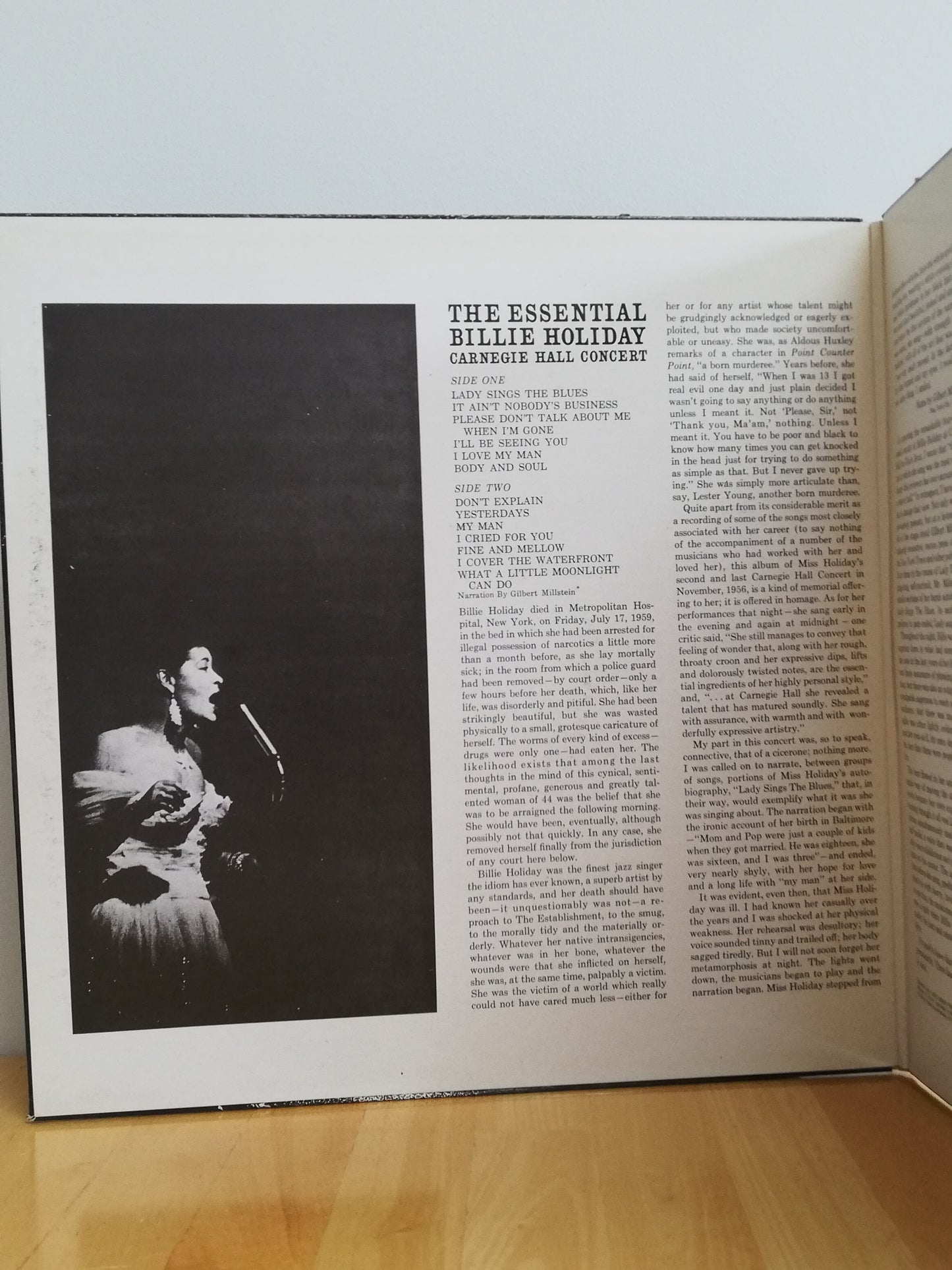Billie Holiday – The Essential Billie Holiday - Carnegie Hall Concert (Used LP)