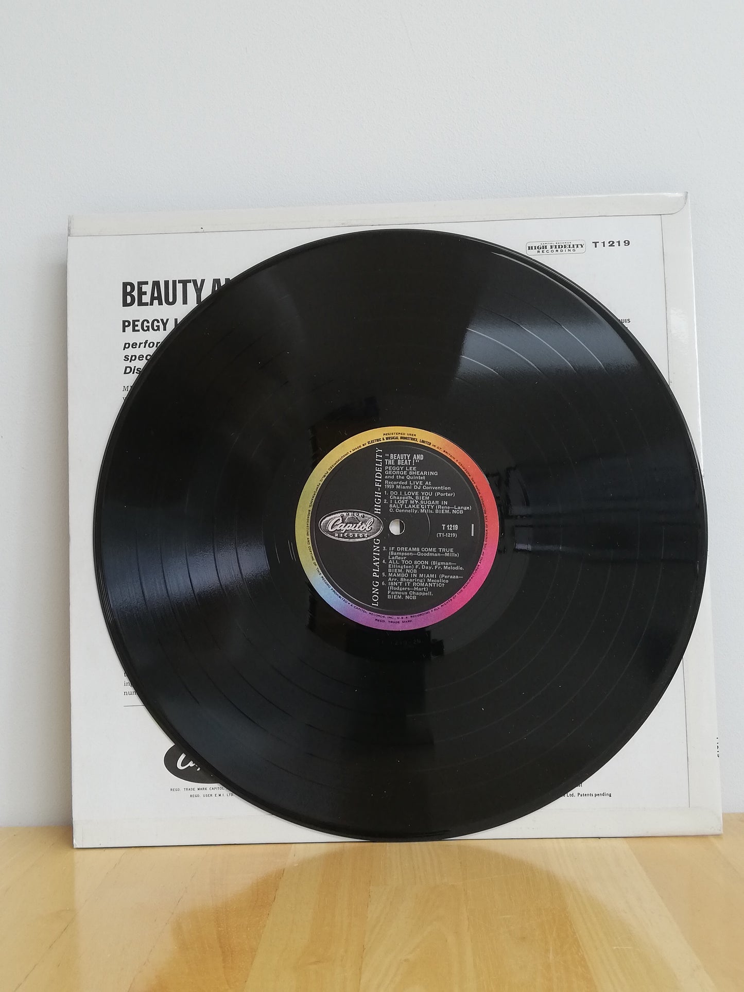 Peggy Lee / George Shearing – Beauty And The Beat! (Used LP)