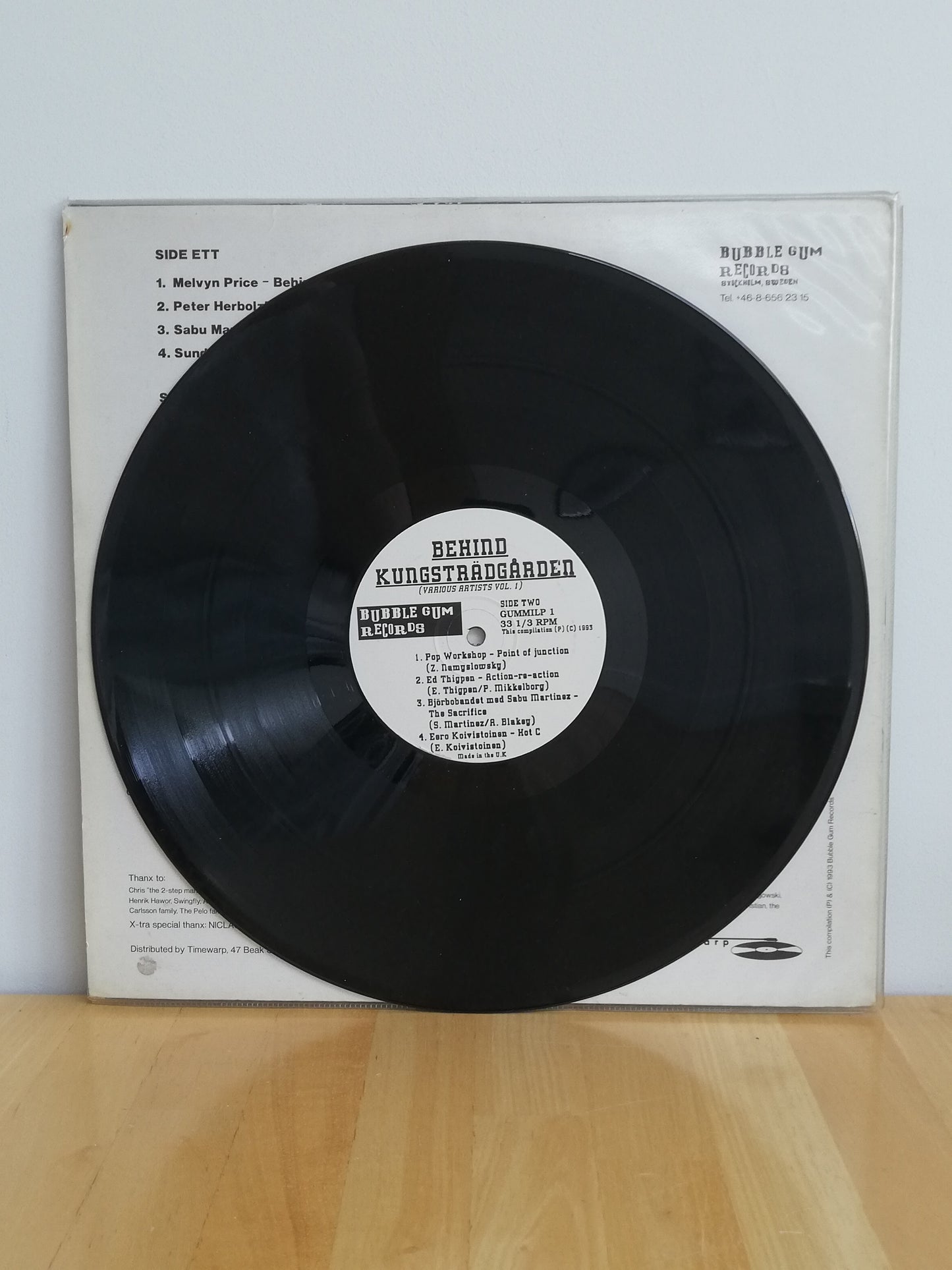 Various – Behind Kungstradgarden (Used LP)