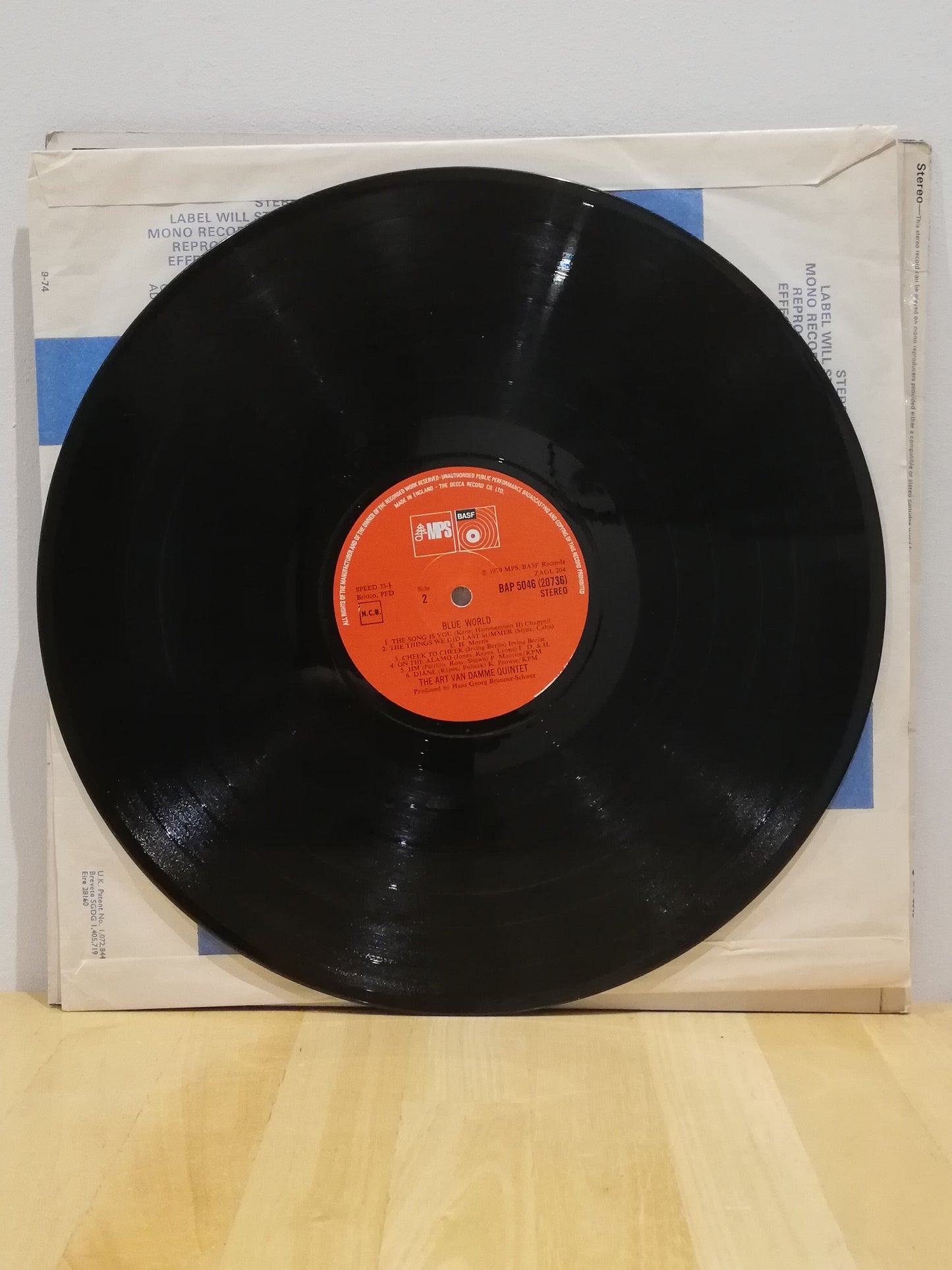 The Art Van Damme Quintet – Blue World (Used LP)