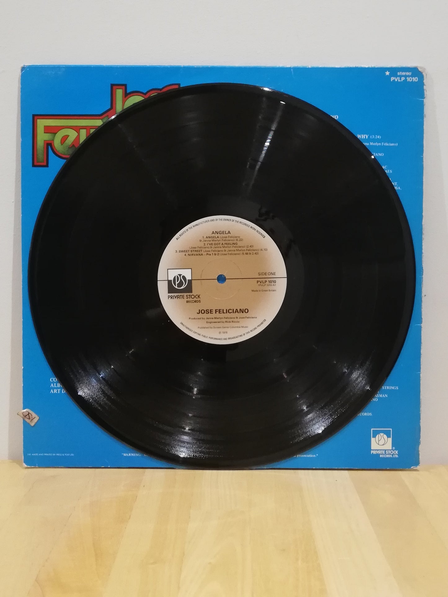 José Feliciano – Angela (Used Vinyl LP)
