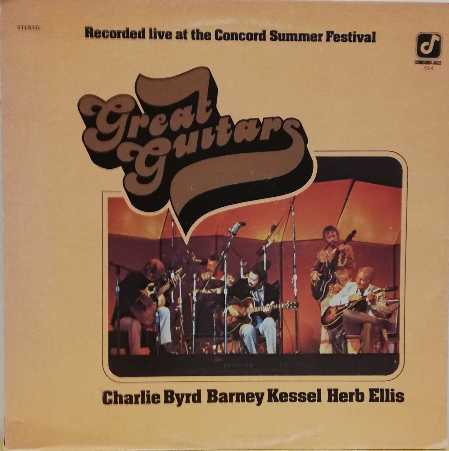 Great Guitars - Charlie Byrd - Barney Kessel - Herb Ellis – Great Guitars (Used LP)