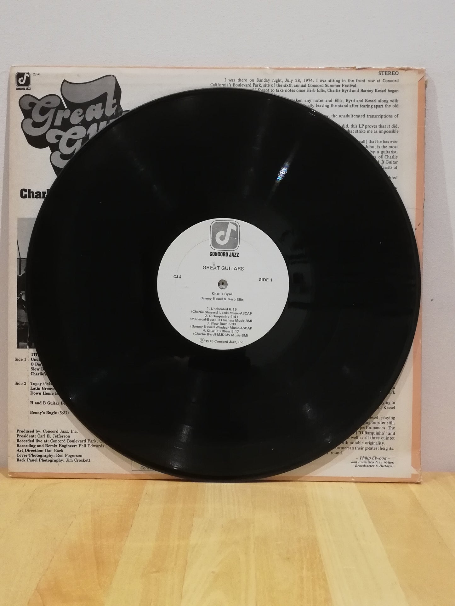 Great Guitars - Charlie Byrd - Barney Kessel - Herb Ellis – Great Guitars (Used LP)