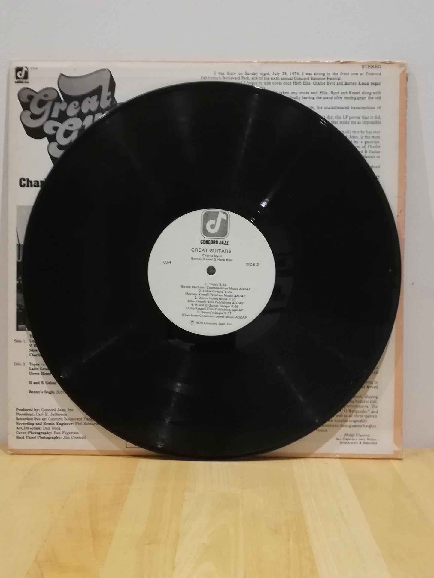 Great Guitars - Charlie Byrd - Barney Kessel - Herb Ellis – Great Guitars (Used LP)