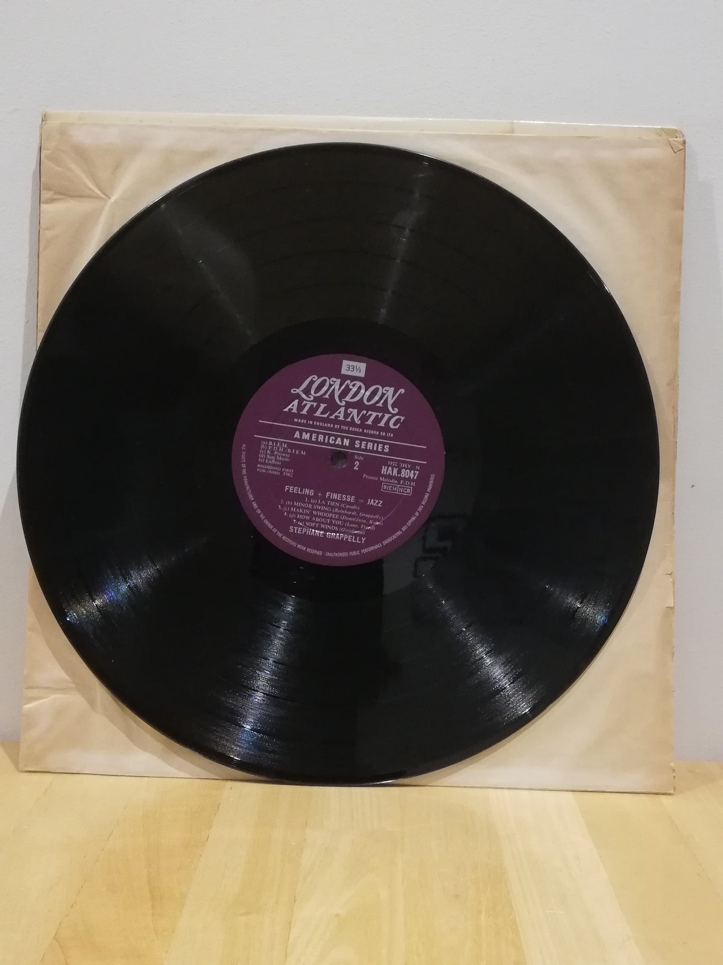 Stéphane Grappelli – Feeling + Finesse = Jazz (Used LP)