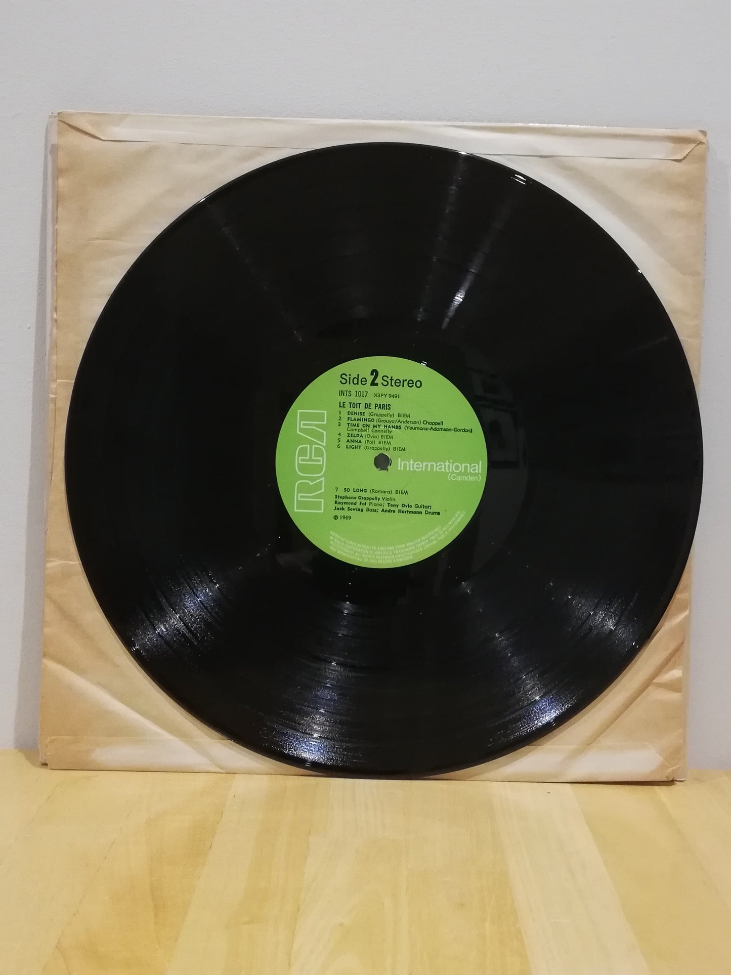 Stéphane Grappelly – Le Toit De Paris (Used Vinyl LP)