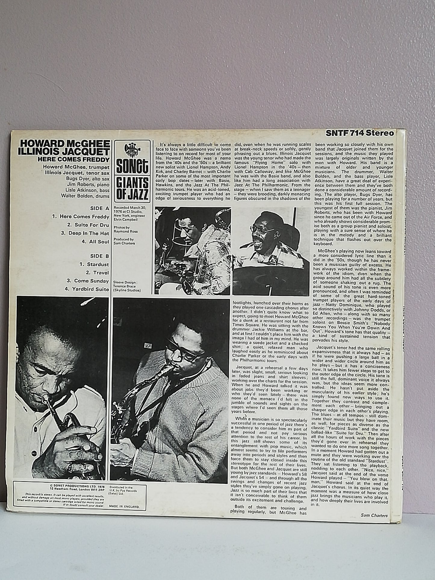 Howard McGhee And Illinois Jacquet – Here Comes Freddy (Used LP)