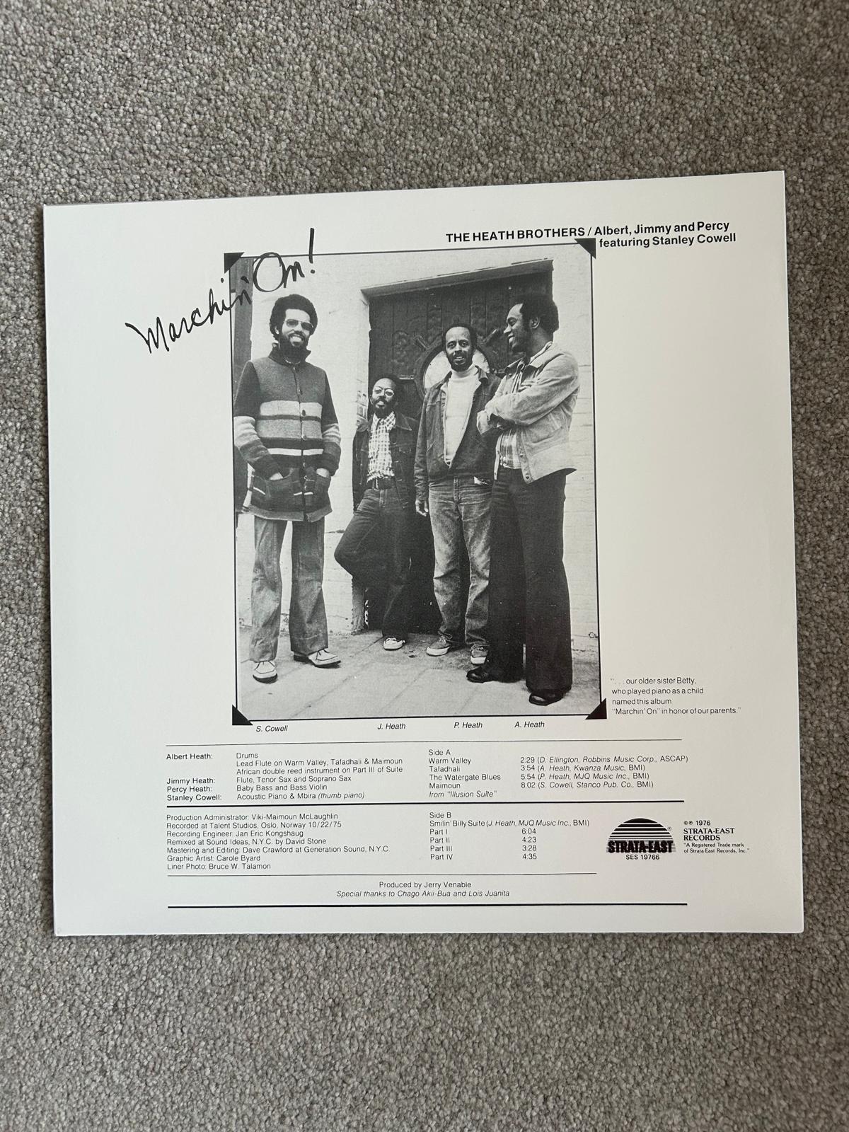The Heath Brothers / Albert, Jimmy And Percy Featuring Stanley Cowell – Marchin On! (Used LP)