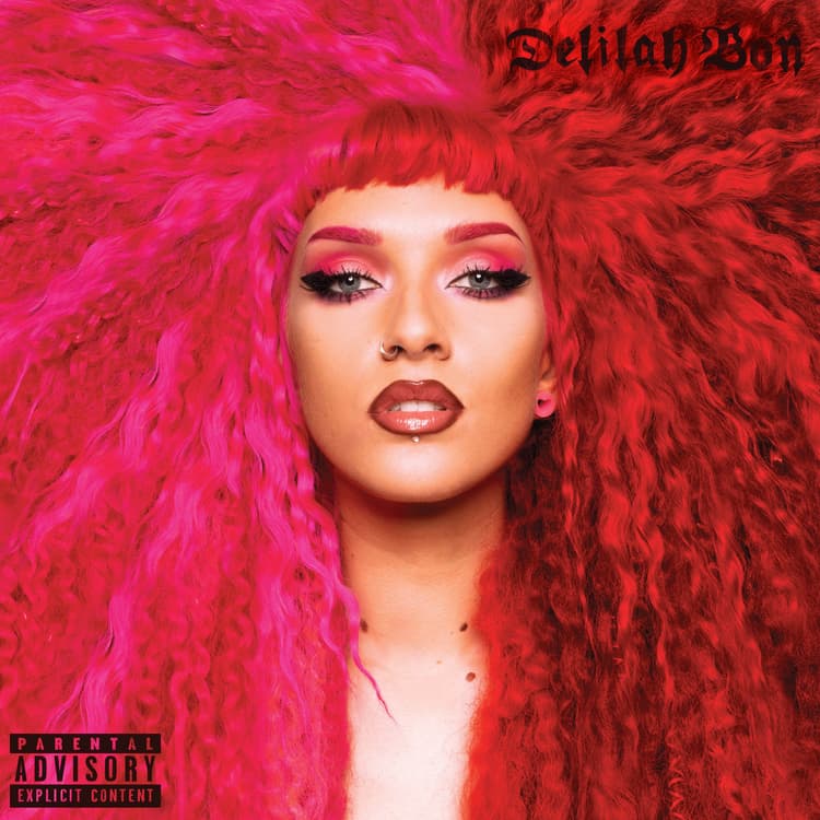 Delilah Bon - Delilah Bon RED & PINK SPLIT VINYL (Vinyl LP) PRE-ORDER