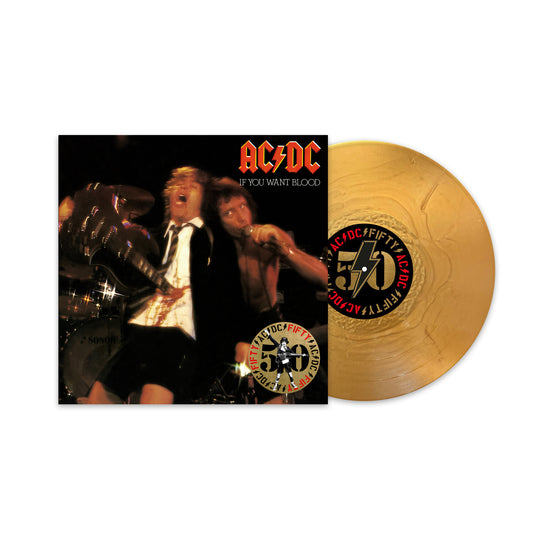 AC/DC - If You Want Blood You've Got It (50th Anniversary Limited Gold Vinyl LP) PRE-ORDER