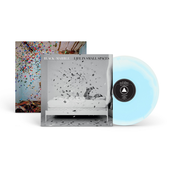 Black Marble - Life In Small Spaces BABY BLUE & WHITE VINYL (Vinyl LP) PRE-ORDER