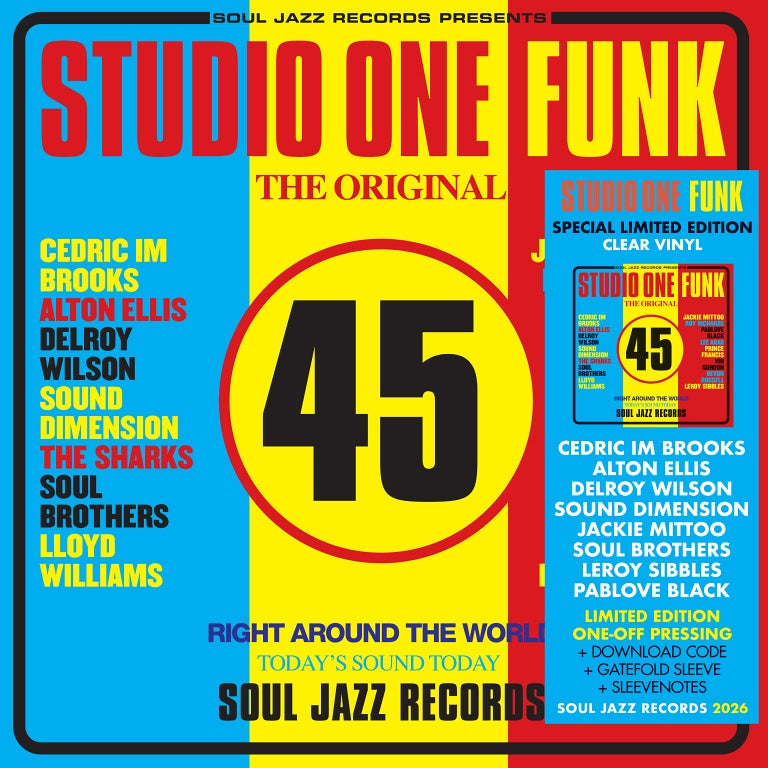STUDIO ONE SOUL LPレコード Va / Soul Jazz Records Presents - Studio One Funk CLEAR VINYL