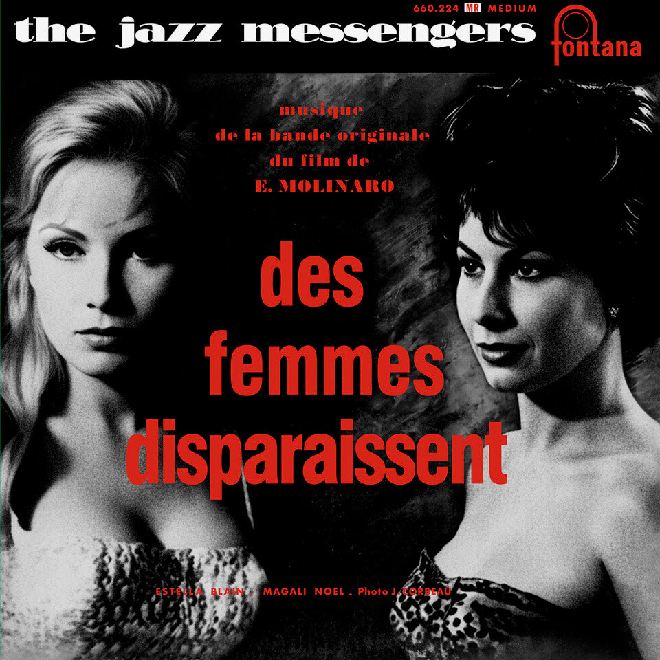 Art Blakey & The Jazz Messengers - Des Femmes Disparaissent (Sam Records 10" Vinyl LP) PRE-ORDER