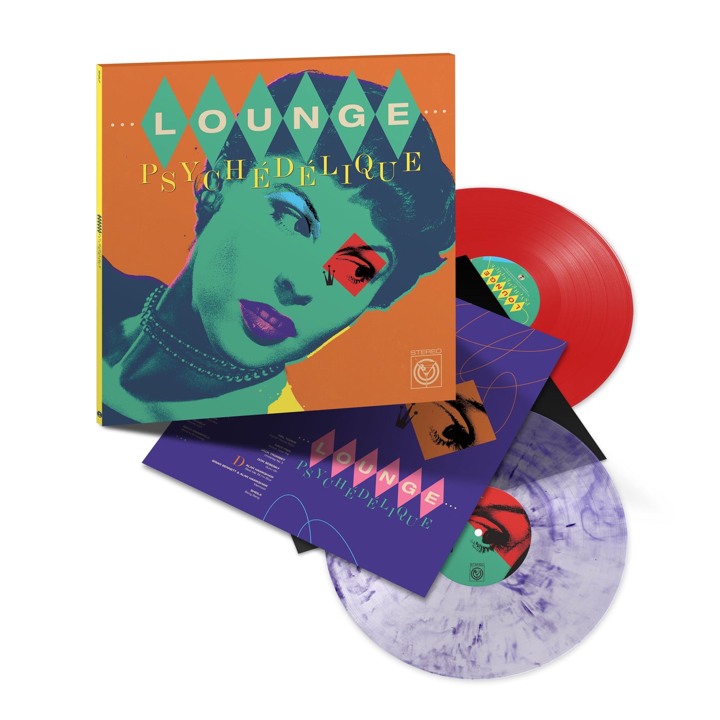Lounge Psychédélique (The Best of Lounge & Exotica 1954-2022) (Marble & Solid Red Coloured Vinyl 2LP) PRE-ORDER