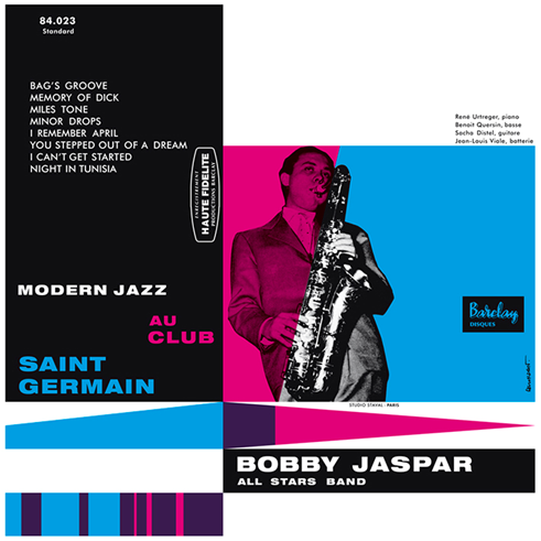 Bobby Jaspar – Modern Jazz au Club St Germain – Barclay – 1956 (180g Vinyl LP)
