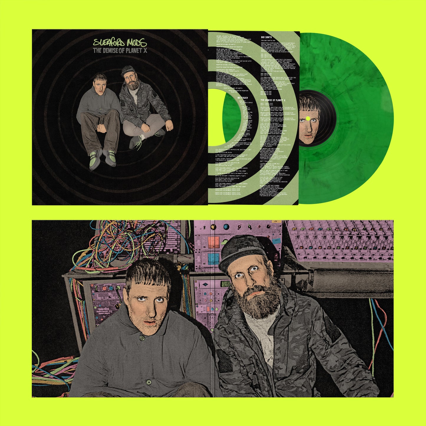 Sleaford Mods - The Demise Of Planet X (Neon Green Marble Vinyl LP) PRE-ORDER