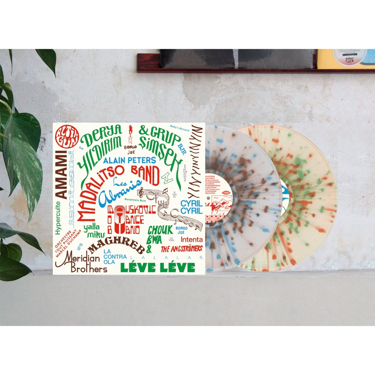 Various Artists - 2015-2025 Les Disques Bongo Joe: 10 Years Of Sonic Explorations SPLATTER 2LP (Vinyl LP) PRE-ORDER