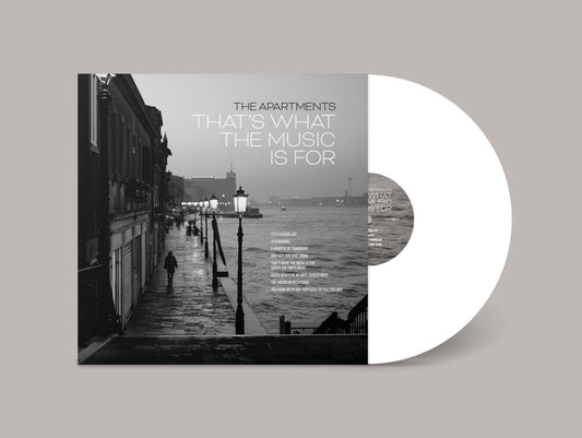 Apartments, The - That'S What The Music Is For WHITE VINYL (Vinyl LP) PRE-ORDER